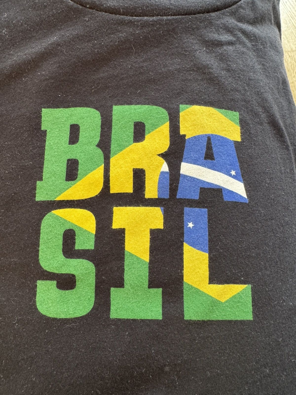 Vintage VINTAGE BRAZIL WORLD FLAG TEE SHIRT Size US S / EU 44-46 / 1 - 2 Thumbnail