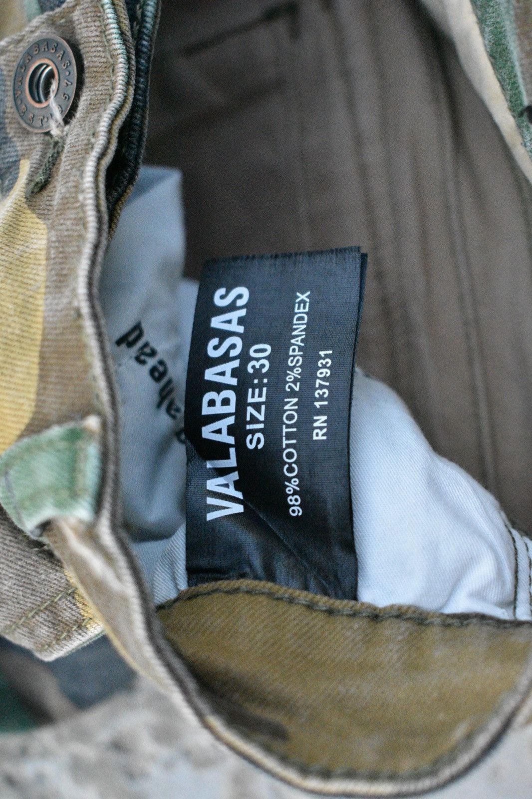 Valabasas Stacked cargo camo valabasas jeans Size US 30 / EU 46 - 4 Thumbnail