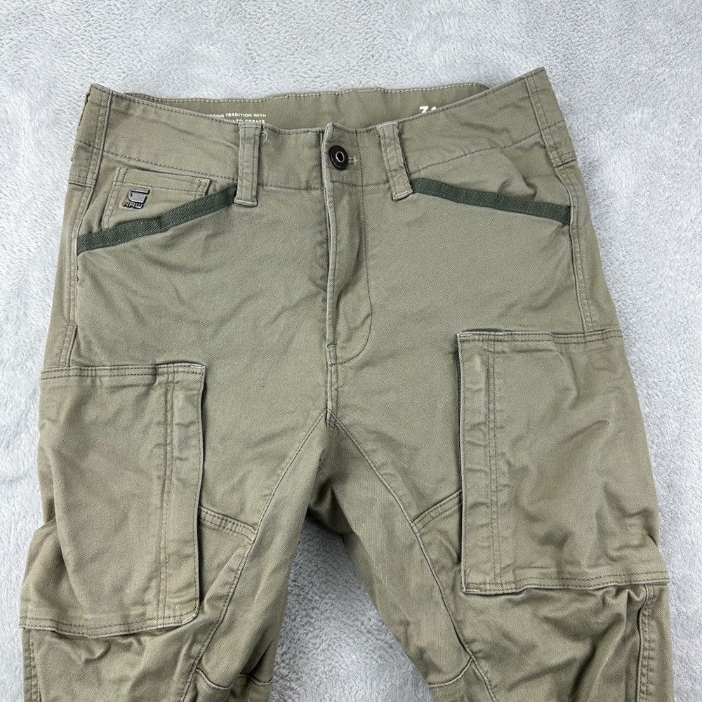 G-Star G-Star RAW Green Zip PKT 3D Skinny Cargo Pants Men’s Size 3 Size US 31 - 3 Thumbnail