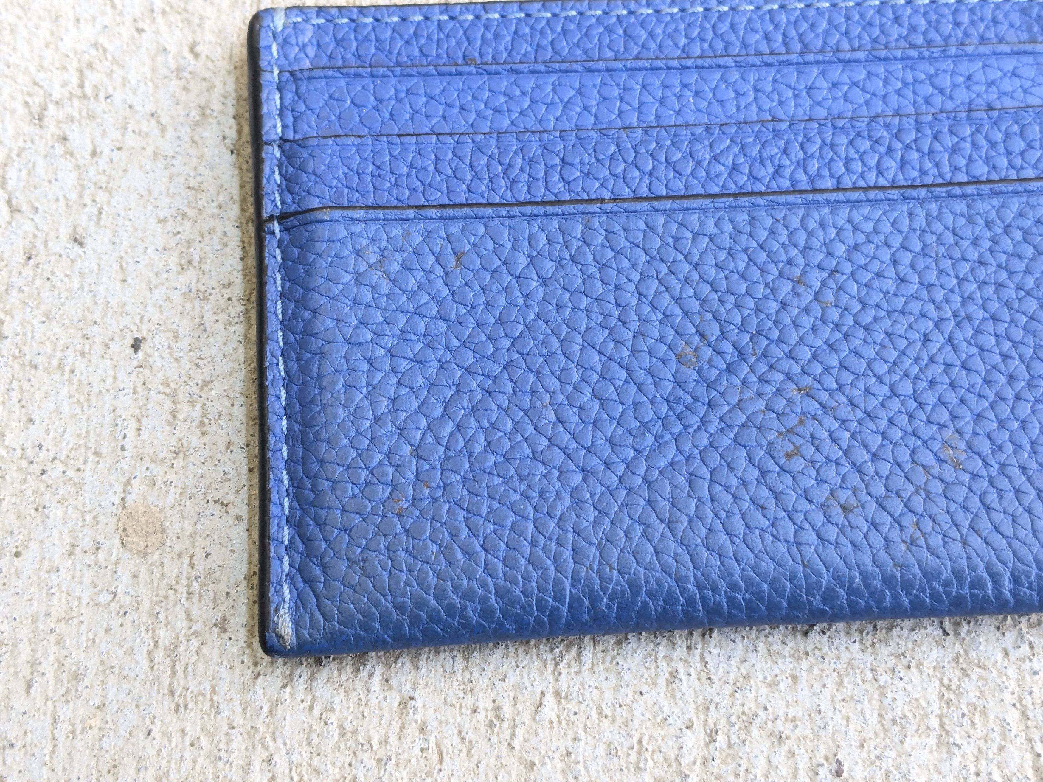 Coach × Vintage Coach Cardholder Wallet Blue Black Size ONE SIZE - 4 Thumbnail