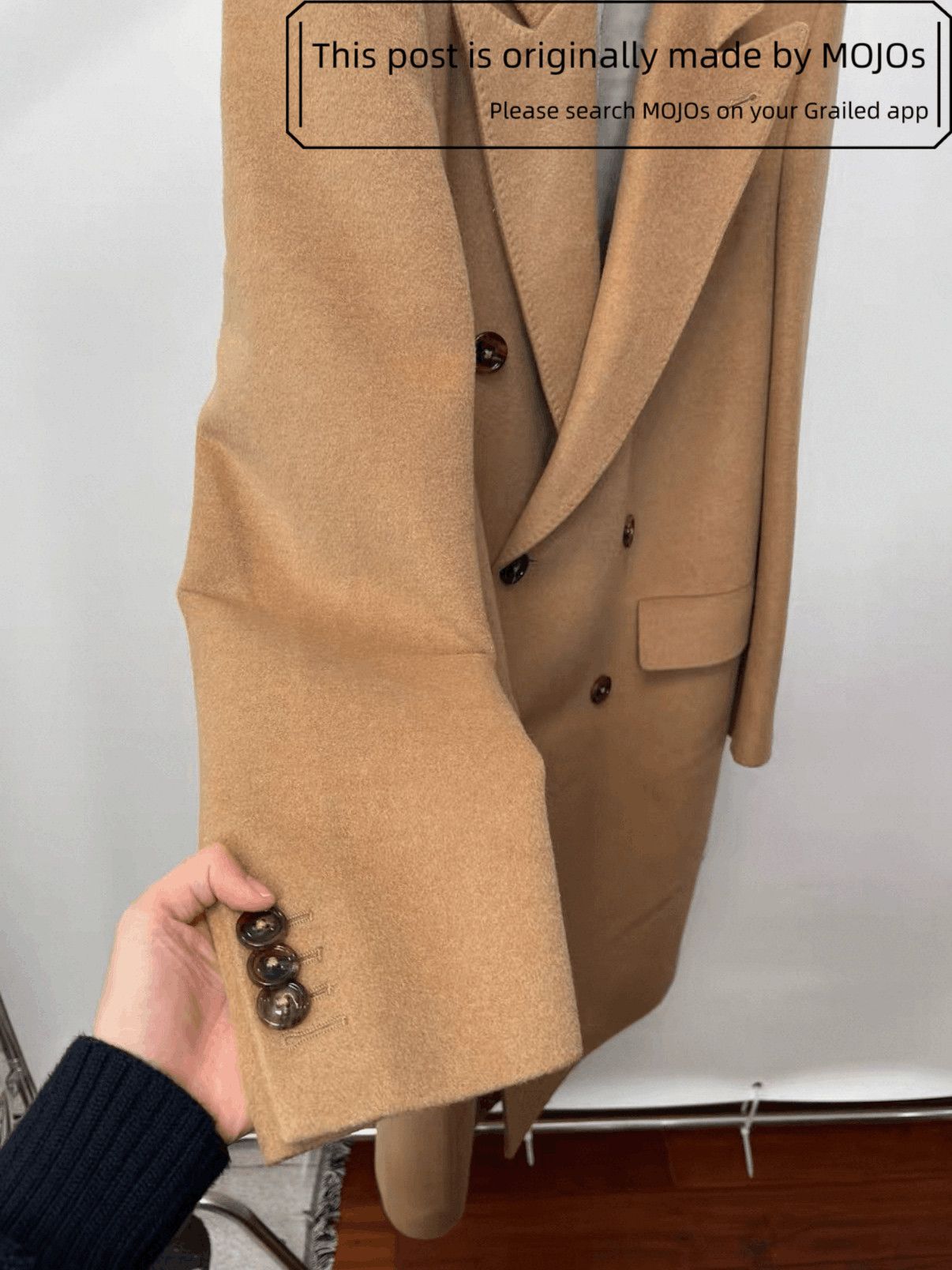 Maison Margiela Maison Margiela 12AW Replica Camel Hear Double Breasted Coat Size US L / EU 52-54 / 3 - 4 Thumbnail
