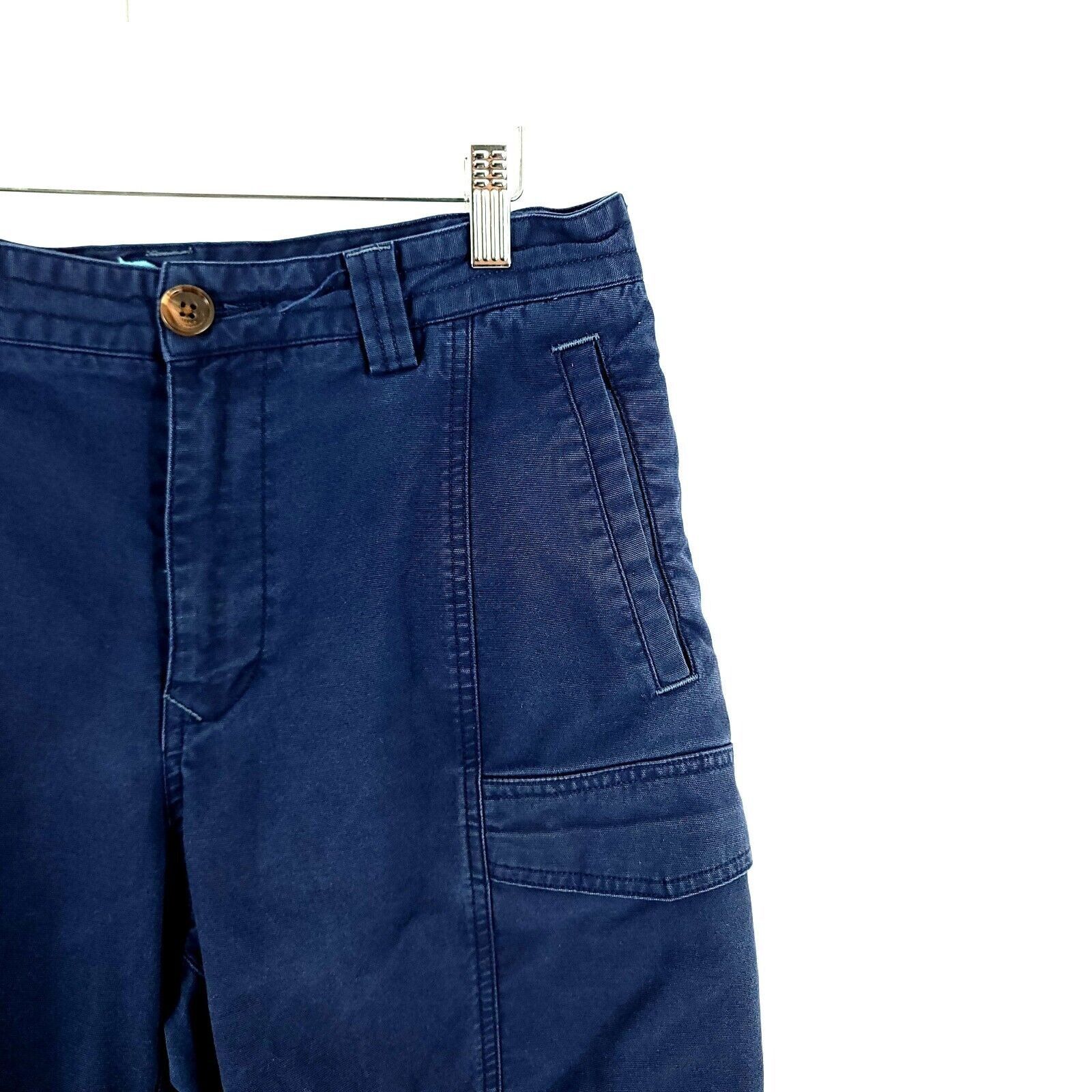 Tommy Bahama Tommy Bahama Cotton Tencel Spandex Blue Cargo Shorts Mid Ris Size US 30 / EU 46 - 3 Thumbnail