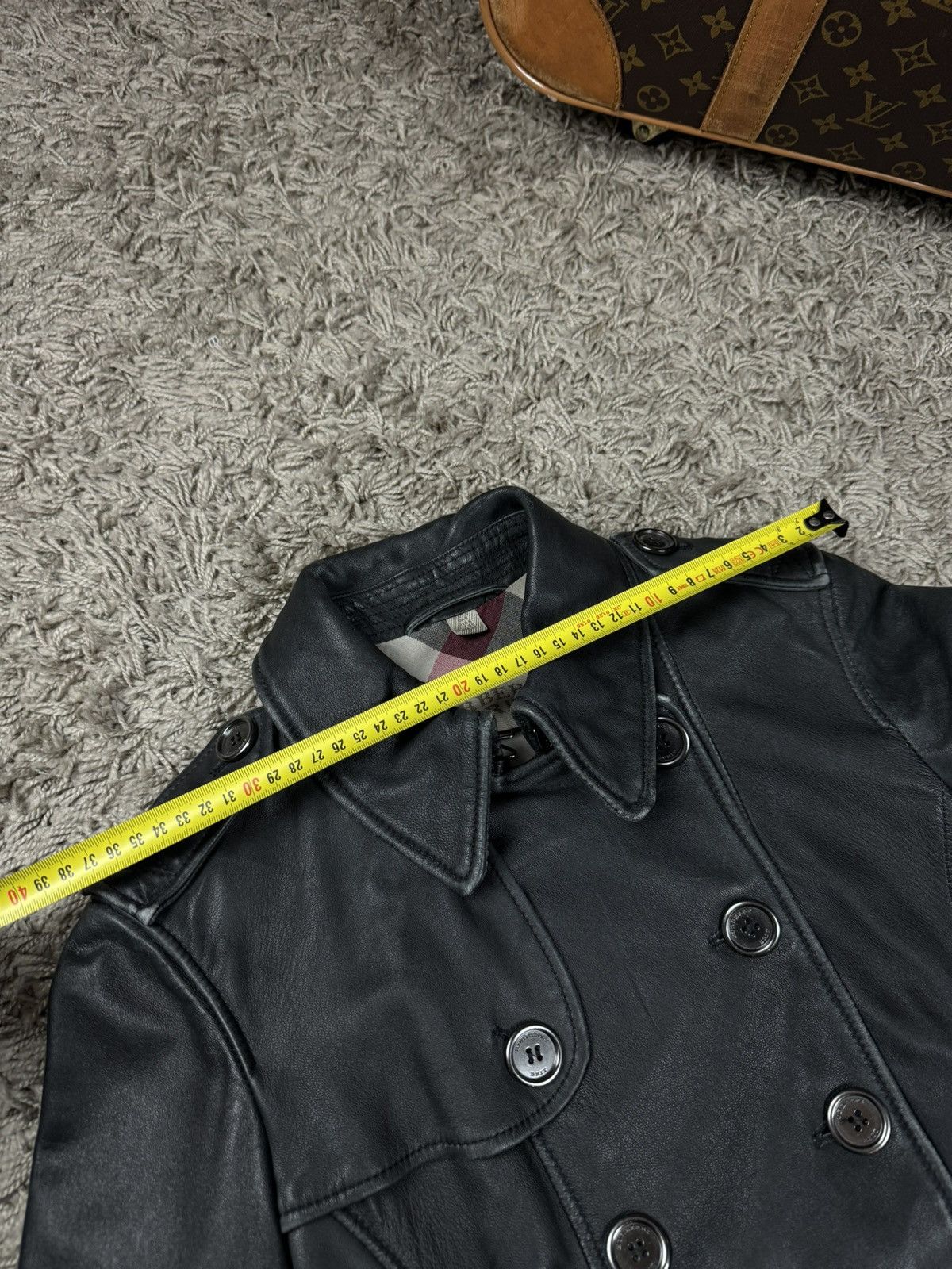 Burberry Leather trench coat Burberry original luxury streetwear item Size S / US 4 / IT 40 - 8 Thumbnail