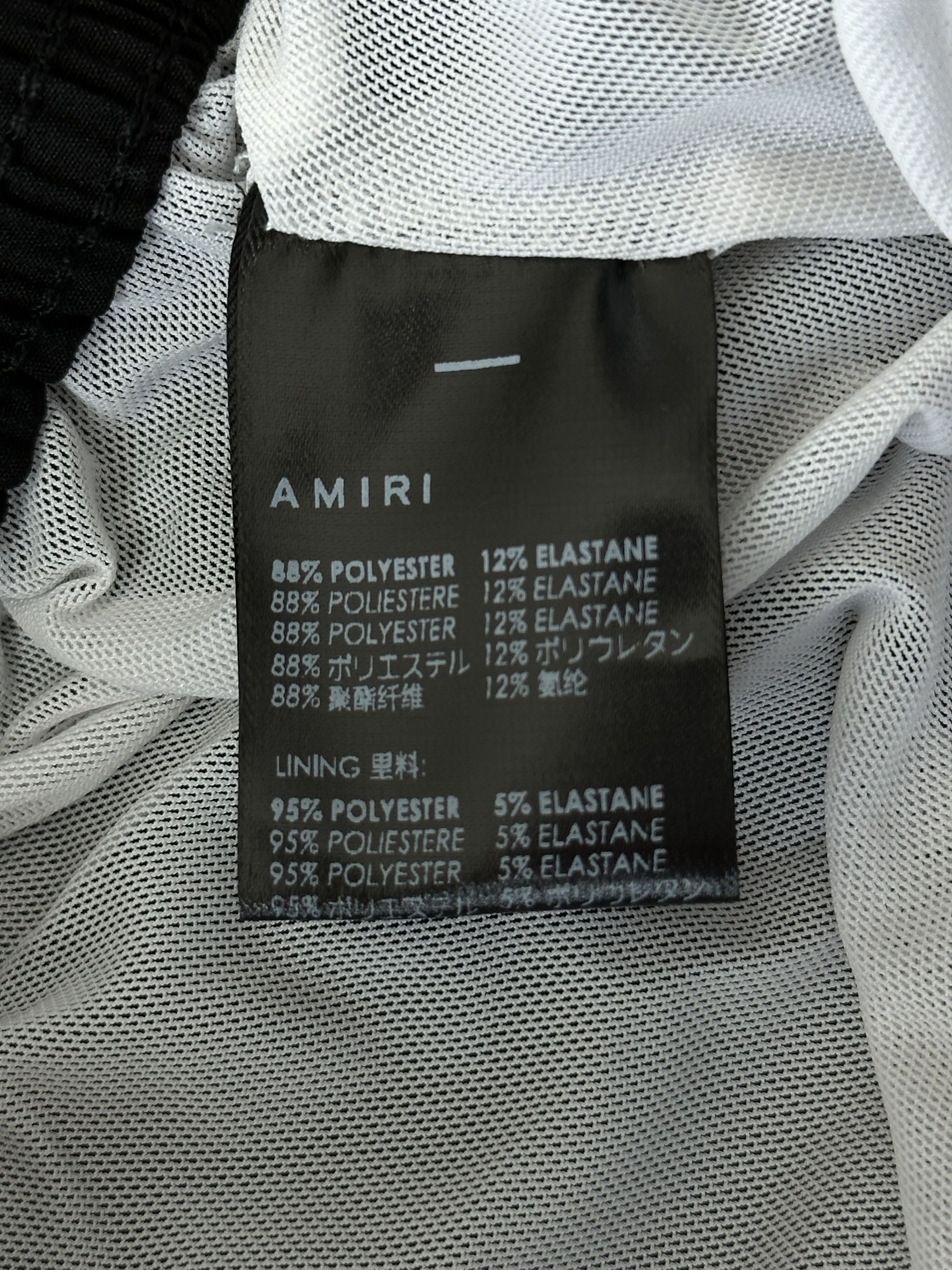 Amiri Amiri Black Multicolor MA Drip Logo Swim Shorts Size US 38 / EU 54 - 4 Thumbnail