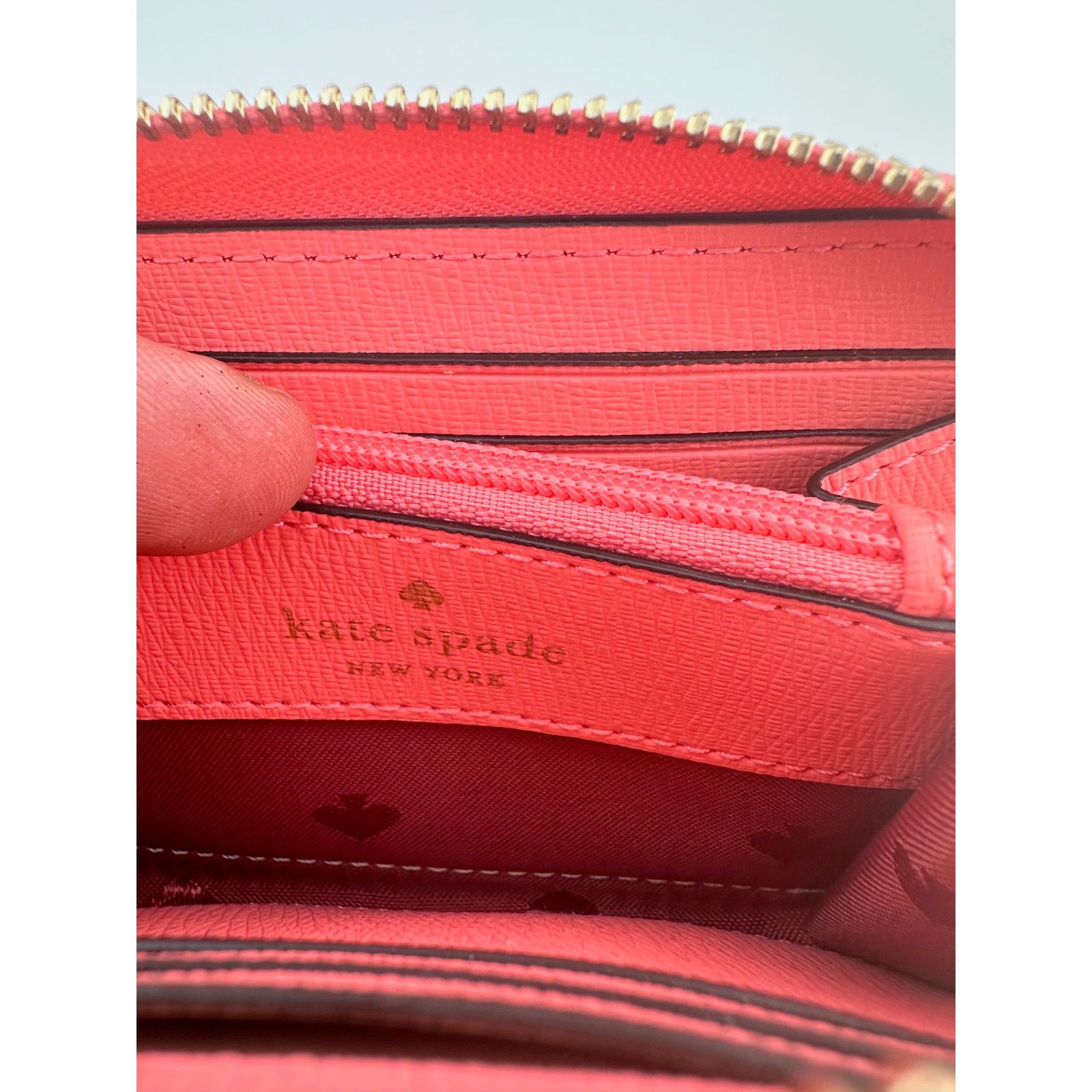 Kate Spade Kate Spade Pink Multi Pocket Compact Zip Wallet Size ONE SIZE - 5 Thumbnail