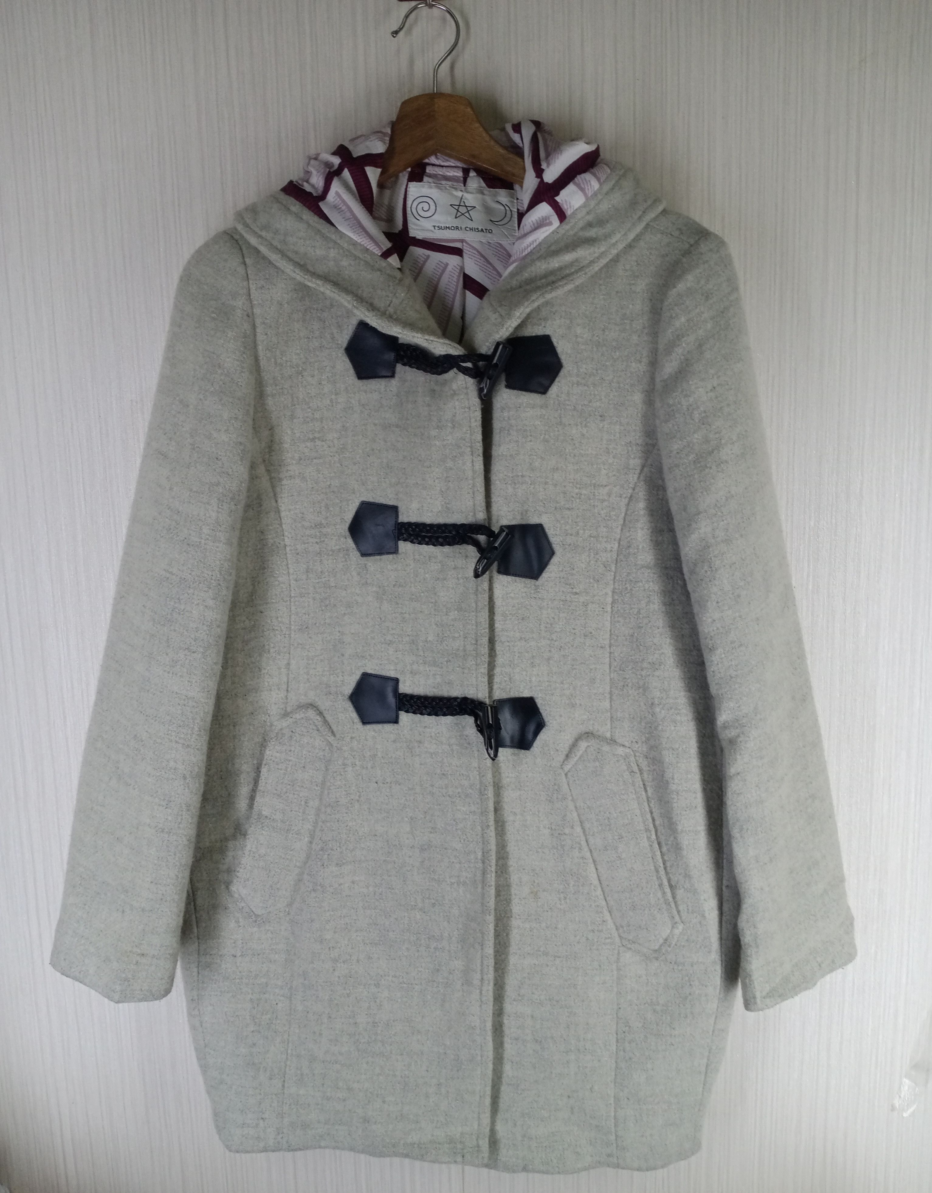 Issey Miyake Rare Vintage Tsumori Chisato ISSEY MIYAKE Wool Duffle Jacket Size US M / EU 48-50 / 2 - 4 Thumbnail