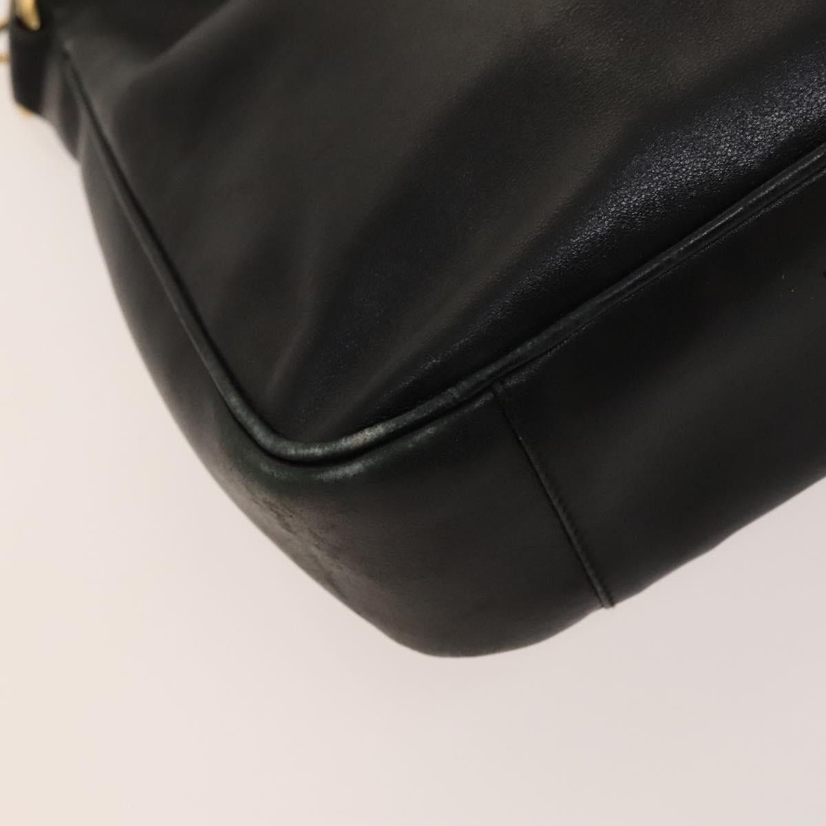 Gucci GUCCI Bamboo Hand Bag Leather Black Gold 001 3754 001 3754 Size ONE SIZE - 11 Thumbnail