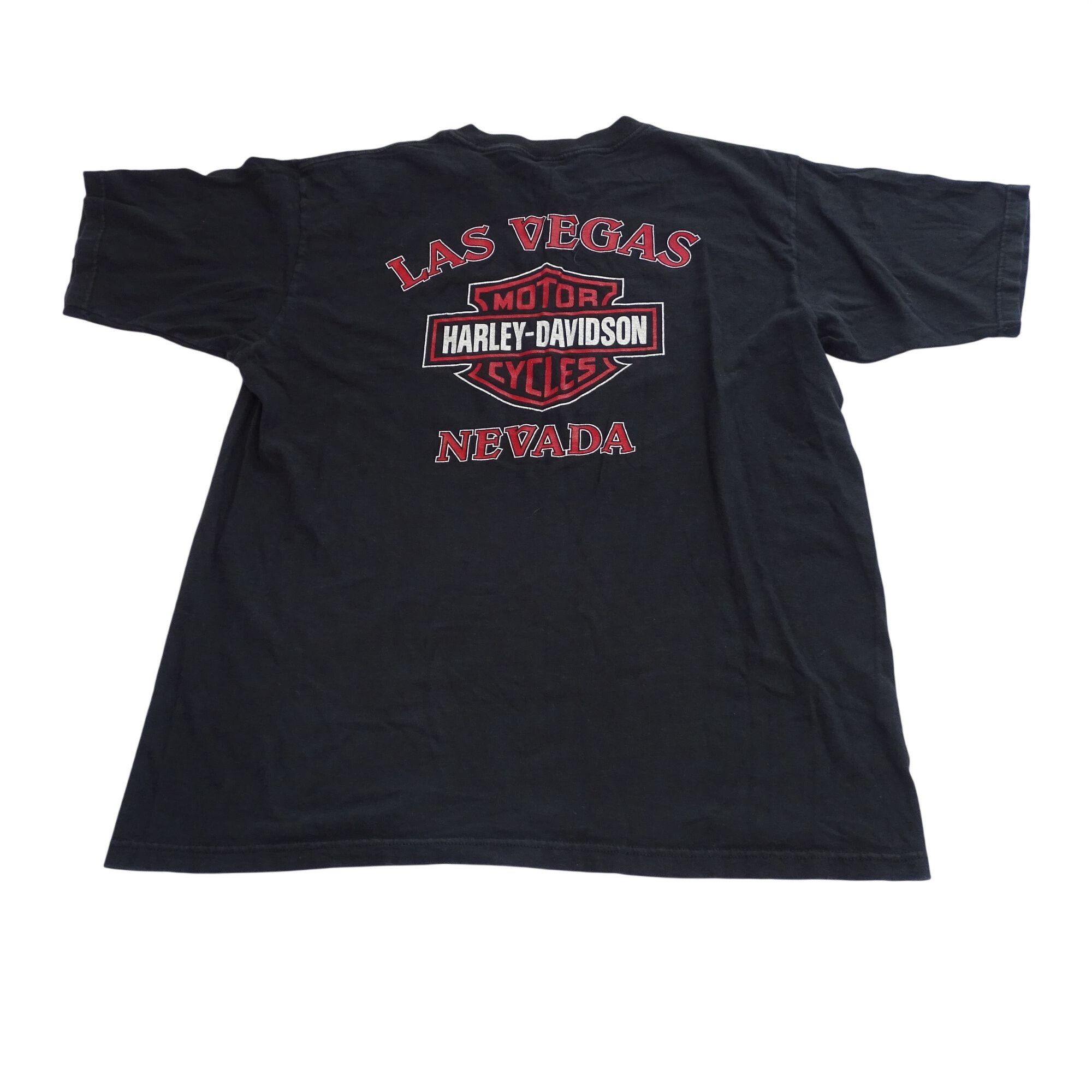 Harley Davidson Harley Davidson 1997 95th Anniversary Black Graphic T-Shirt Size US XL / EU 56 / 4 - 4 Thumbnail
