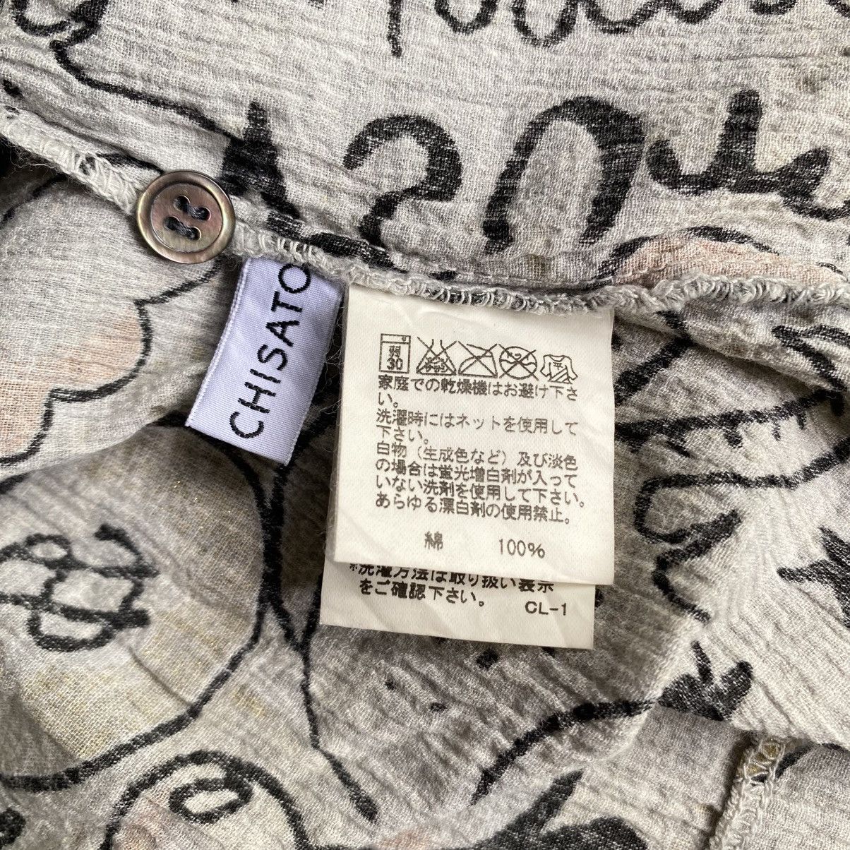 Tsumori Chisato TSUMORI CHISATO Playful Doodle Print Button-Up Shirt Size XS / US 0-2 / IT 36-38 - 12 Thumbnail