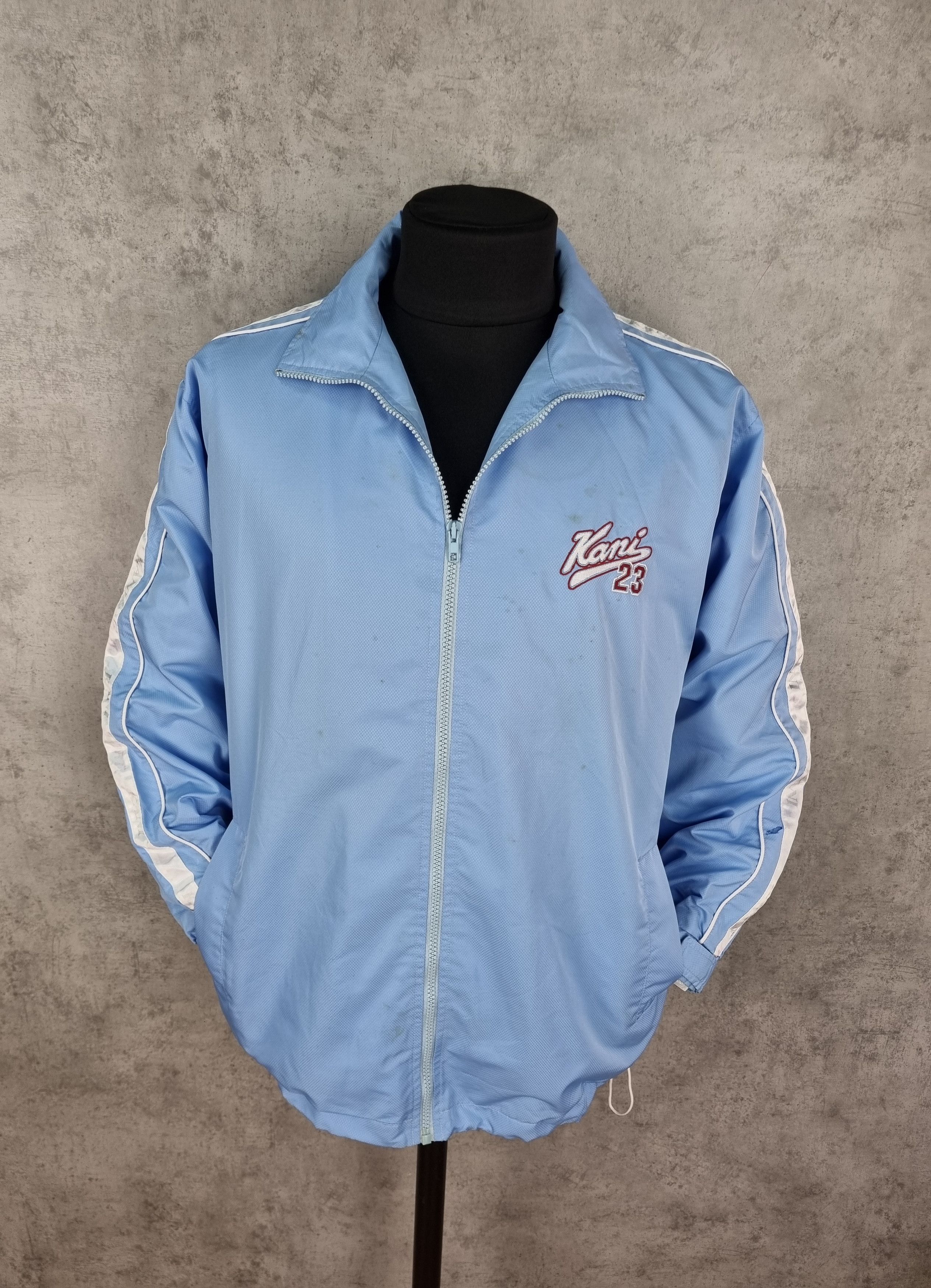 Karl Kani × Vintage Karl Kani Vintage Big Logo Side Tape Track top Size US L / EU 52-54 / 3 - 10 Thumbnail