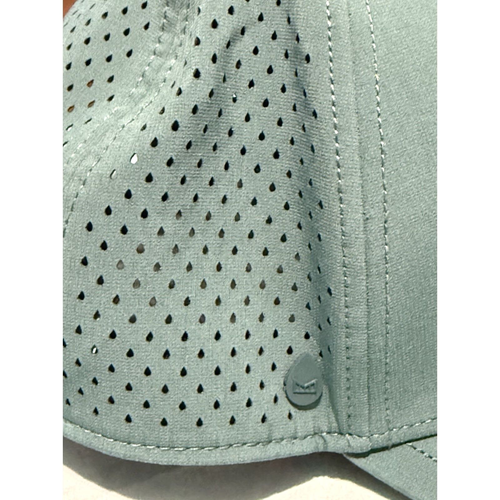 melin Melin A-Game Hydro Performance Baseball Cap Bluish Green Perforated Adjustable Cap Men One Size Size ONE SIZE - 2 Thumbnail