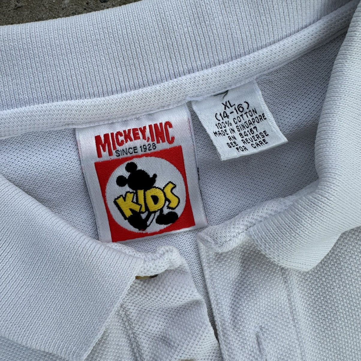Disney Vintage Retro 90s Kids Mickey Mouse Polo Disney Y2K Size US XXS / EU 40 - 7 Thumbnail