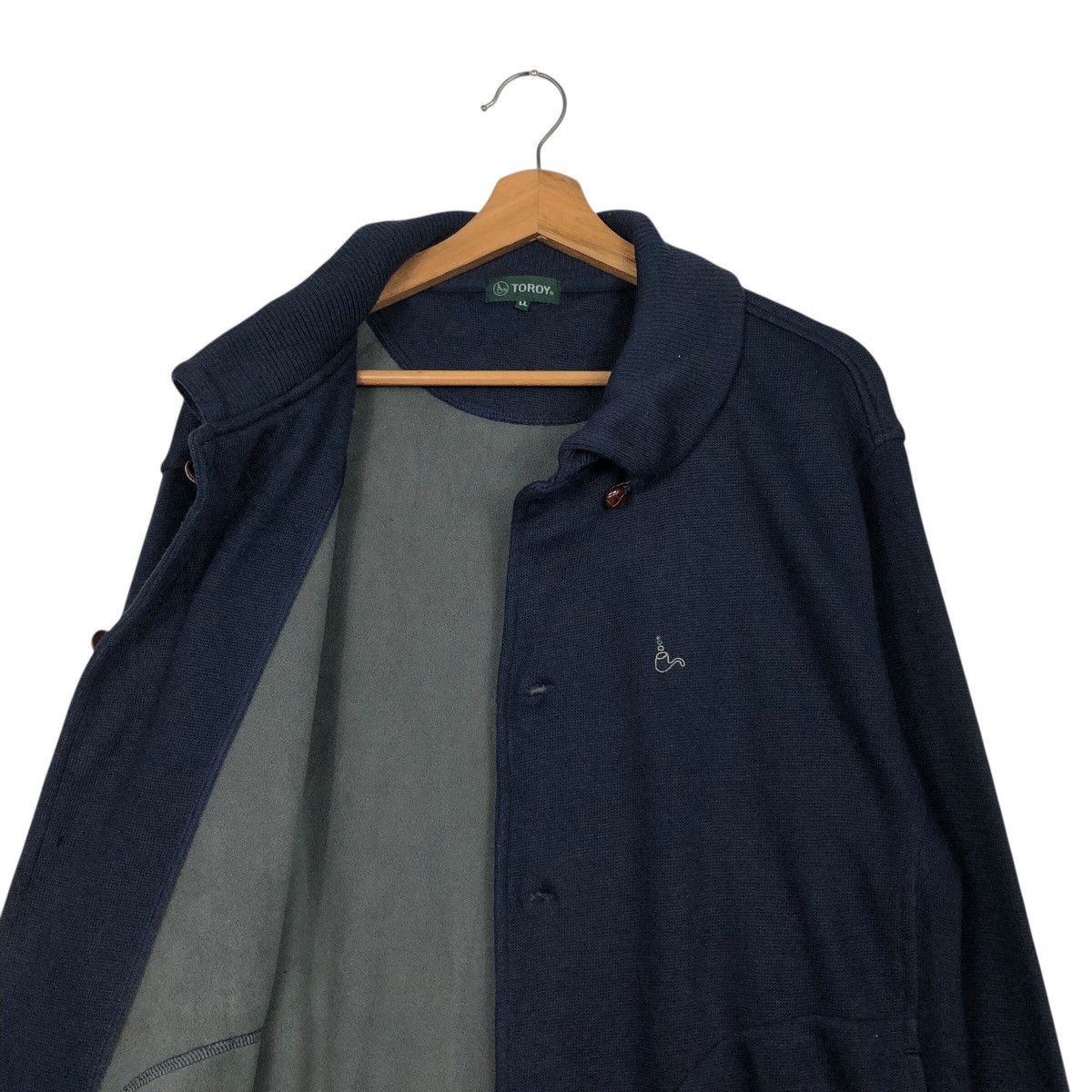 Japanese Brand Vintage TOROY Japan Knit Button Jacket Issey Miyake Size US L / EU 52-54 / 3 - 13 Thumbnail