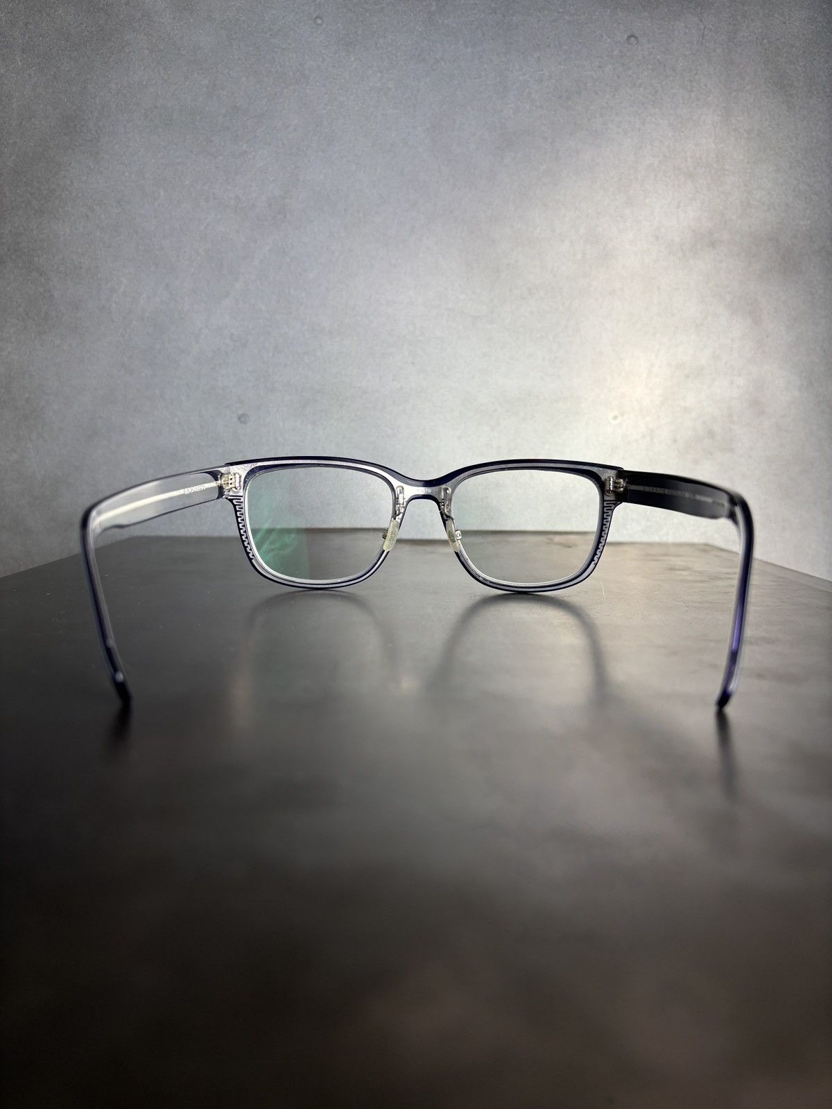 Christian Dior Monsieur × Dior Dior Homme Black Tie 2.0C Eyeglasses Dark Blue Made in Japan Size ONE SIZE - 12 Thumbnail