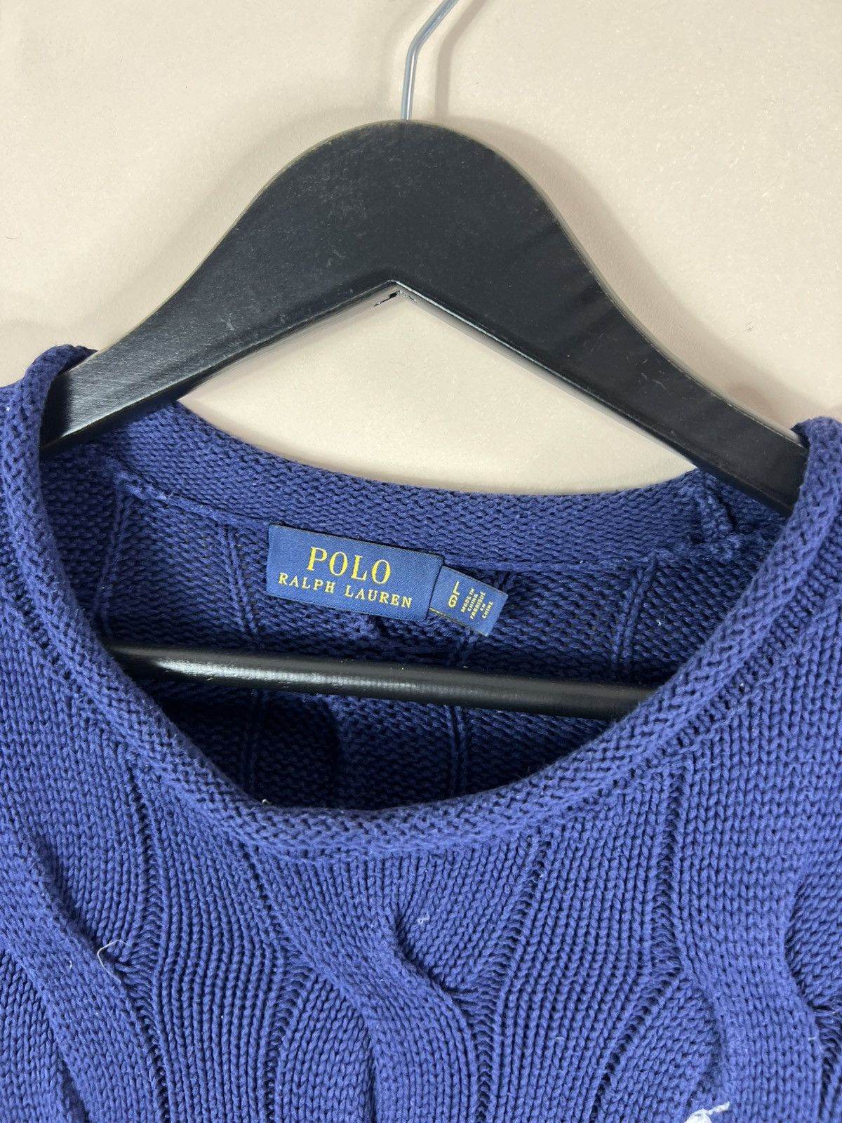 Polo Ralph Lauren 💙VINTAGE NAVY BLUE POLO RAPLH LAUREN CRAZY SWEATSHIRT🔥 Size US M / EU 48-50 / 2 - 5 Thumbnail