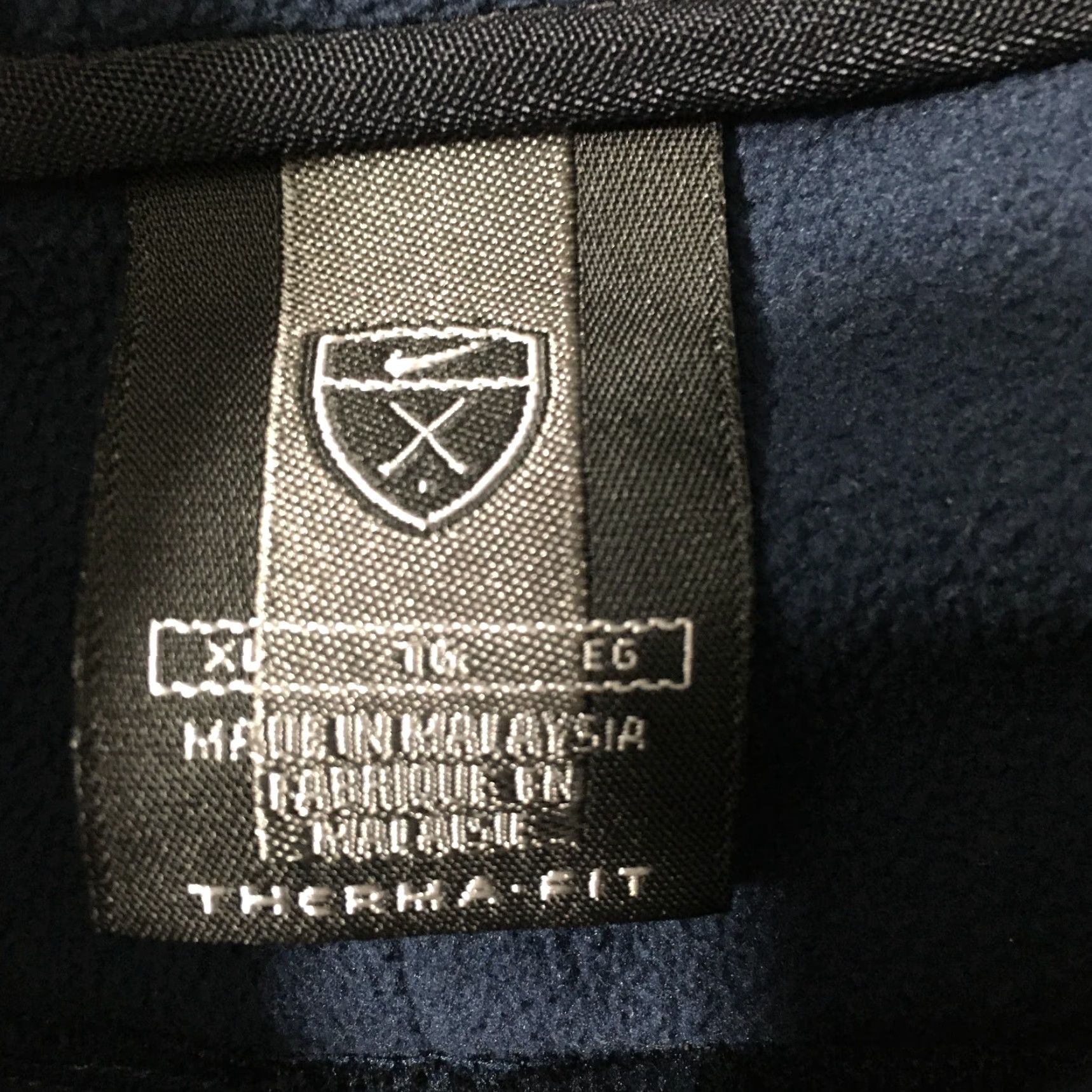 Nike Nike Therma-Fit Fleece Vest Mens XL BLACK Full Zip Pockets Golf Vest Size US XL / EU 56 / 4 - 3 Thumbnail