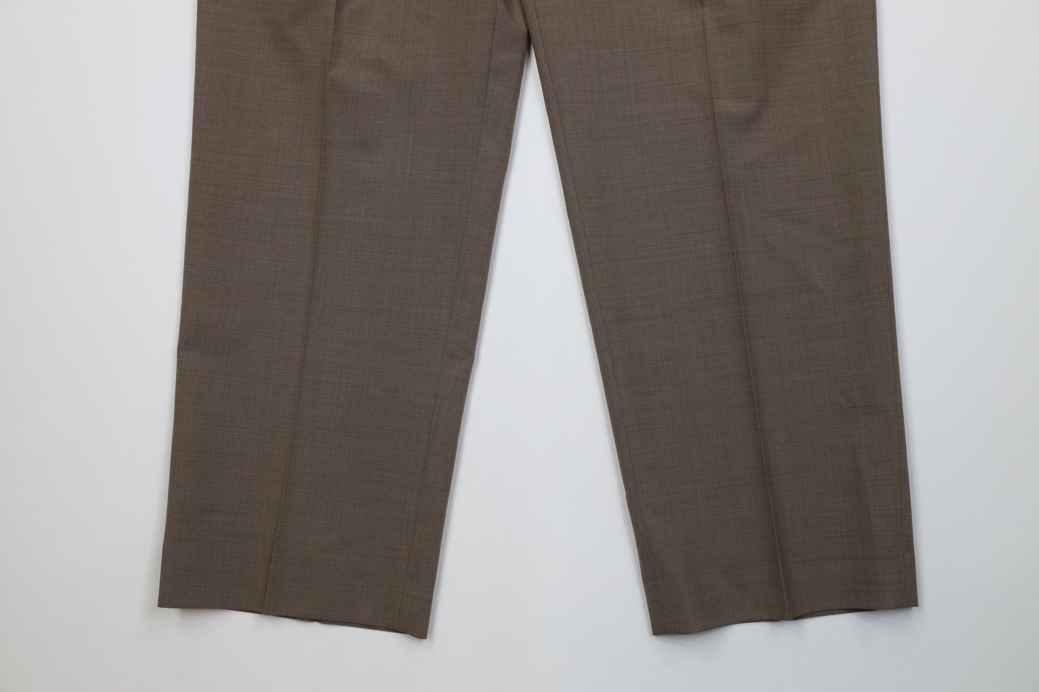 Vintage Vintage 90s Streetwear Knit Wide Leg Chino Pants Beige Size US 36 / EU 52 - 4 Thumbnail