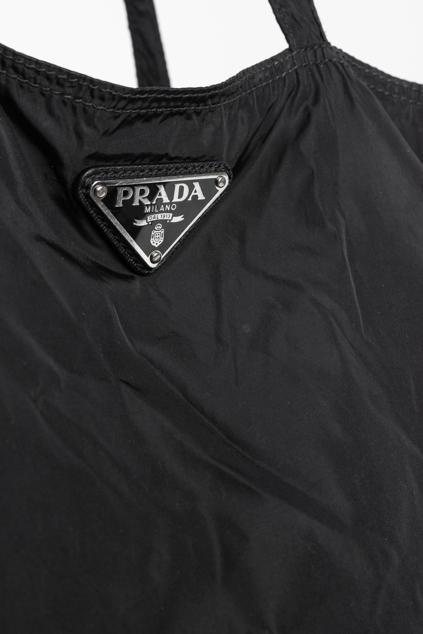 Prada Prada 90's Vintage Nero Tessuto Sport Tote Size ONE SIZE - 8 Thumbnail