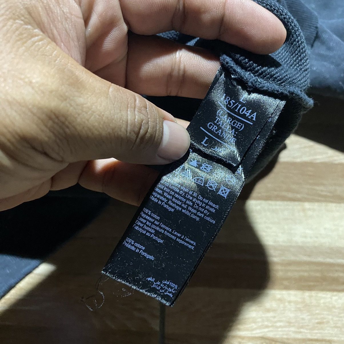Allsaints Allsaint Reid Crewneck Black Acid Wash Holes Size US L / EU 52-54 / 3 - 10 Thumbnail
