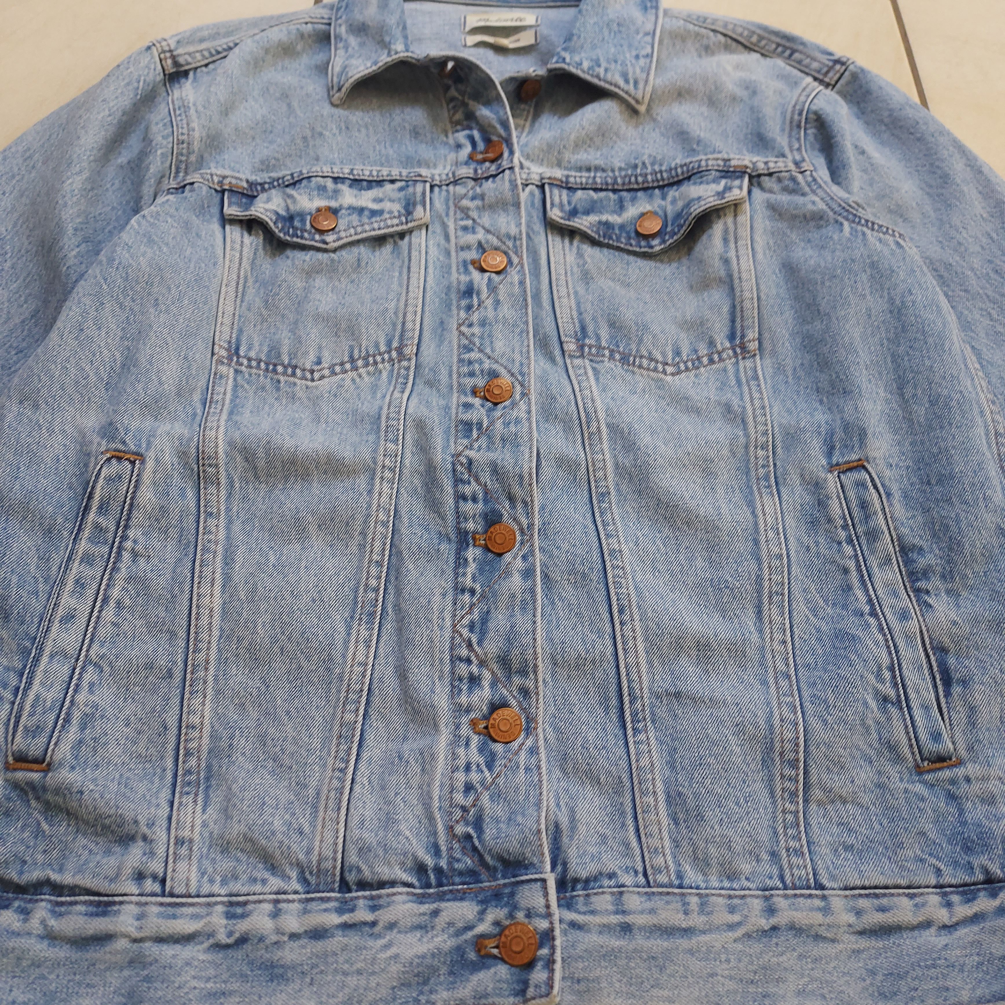Madewell Madewell oversized trucker denim jacket Size L / US 10 / IT 46 - 6 Thumbnail