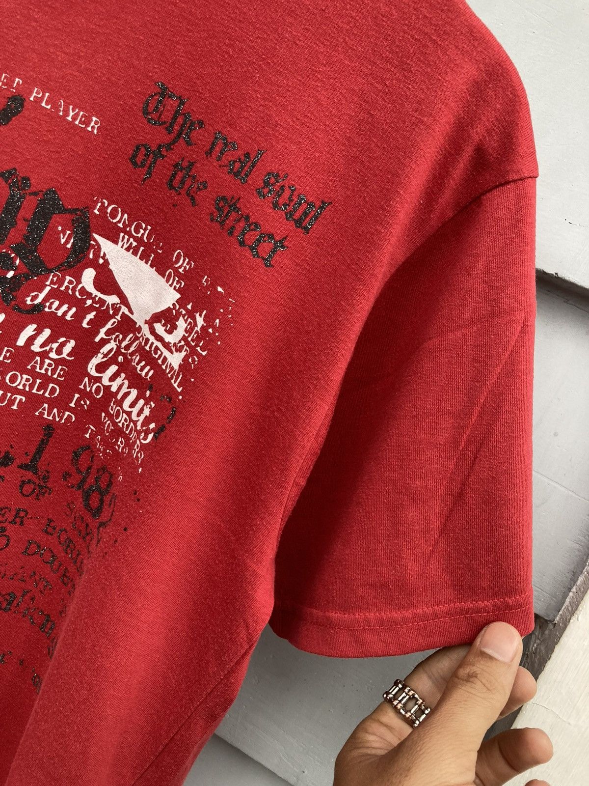 Japanese Brand × Vintage Japanese Brand Poem Vintage Y2k Streetwear Size US XL / EU 56 / 4 - 4 Thumbnail