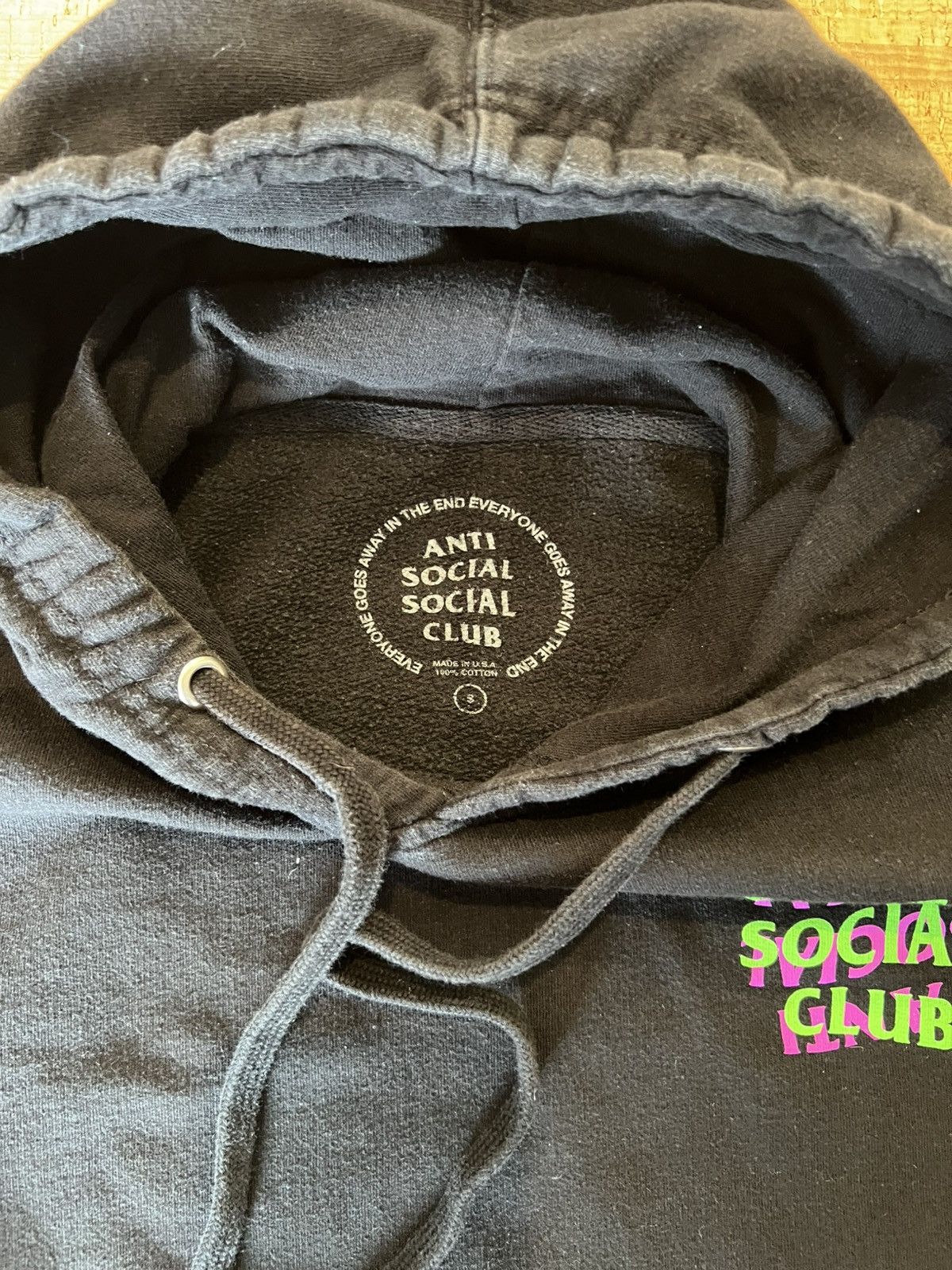 Anti Social Social Club Anti Social Social Club - Upset Hoodie Black | Small - Used Size US S / EU 44-46 / 1 - 10 Thumbnail