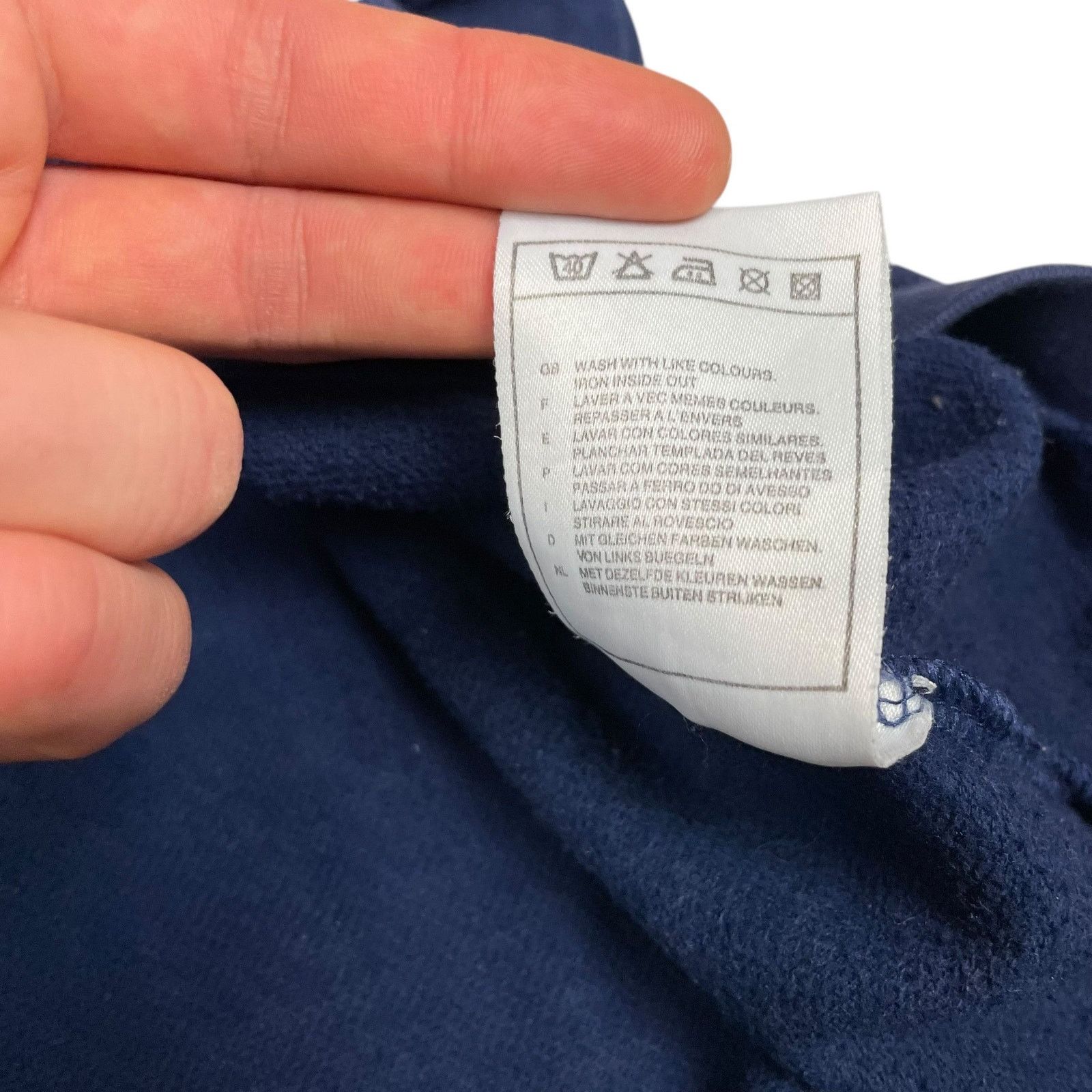 Nike × Vintage Nike Women's Blue Swoosh Pullover Sweatshirt Large (12-14) Size L / US 10 / IT 46 - 10 Thumbnail