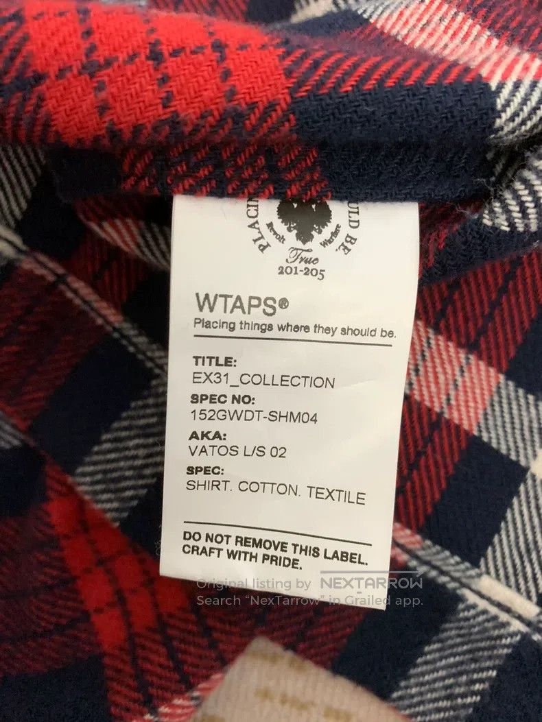 Wtaps Wtaps Red checkered shirt Size US M / EU 48-50 / 2 - 8 Thumbnail