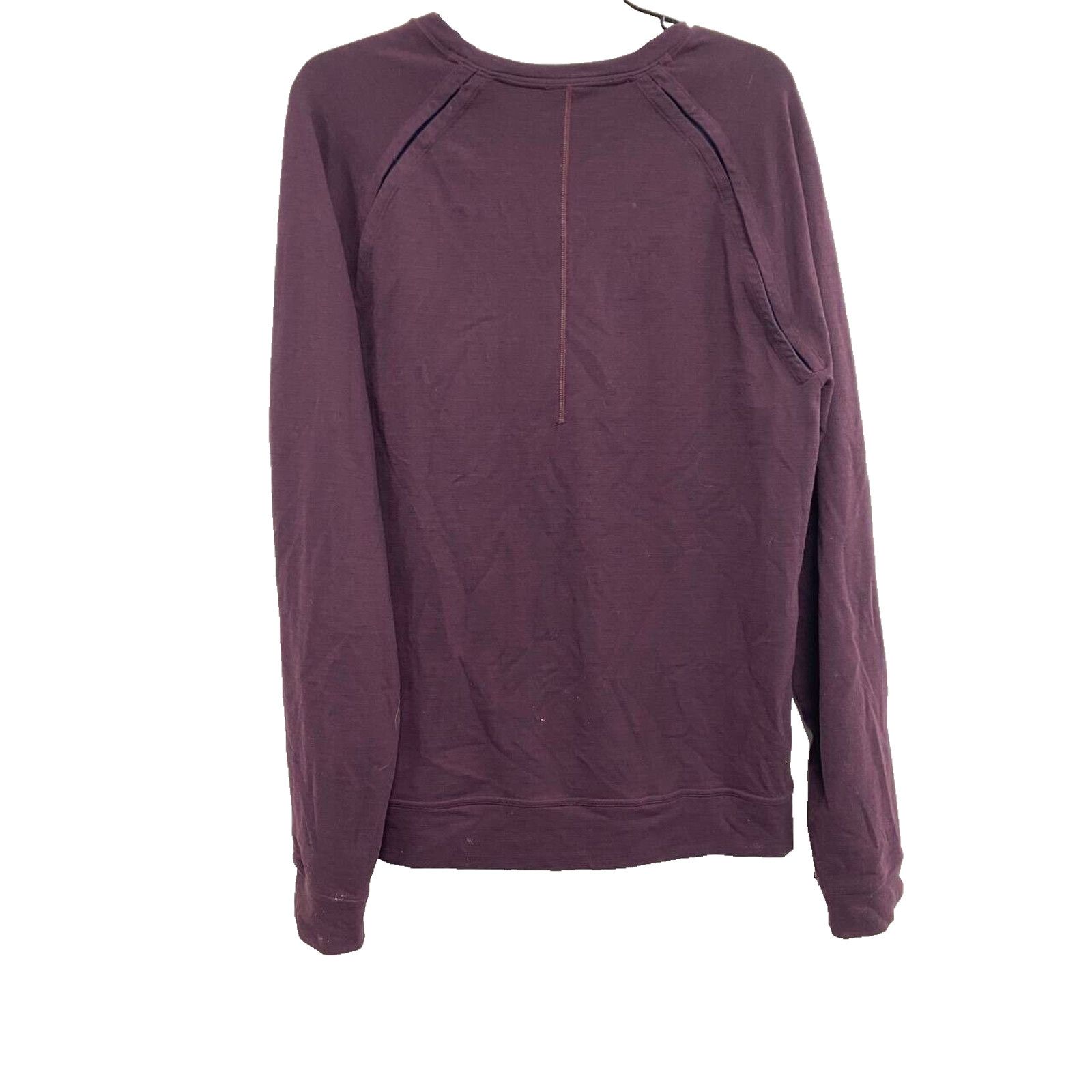 Lululemon Lululemon Maroon Long Sleeve Ventedtop Size XL A000411 Size XL / US 12-14 / IT 48-50 - 3 Thumbnail