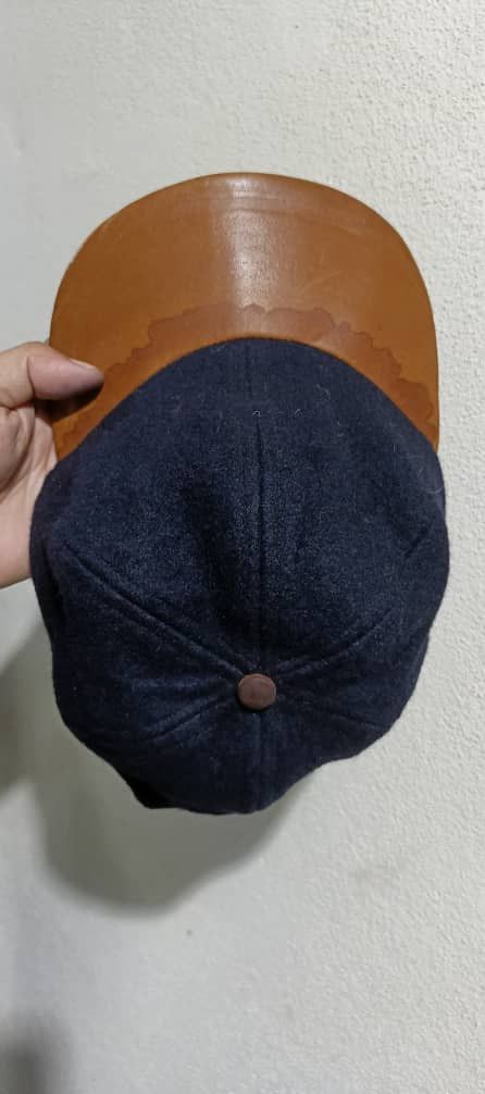Coach VINTAGE COACH WOOL LEATHER BRIM HAT Size ONE SIZE - 4 Thumbnail