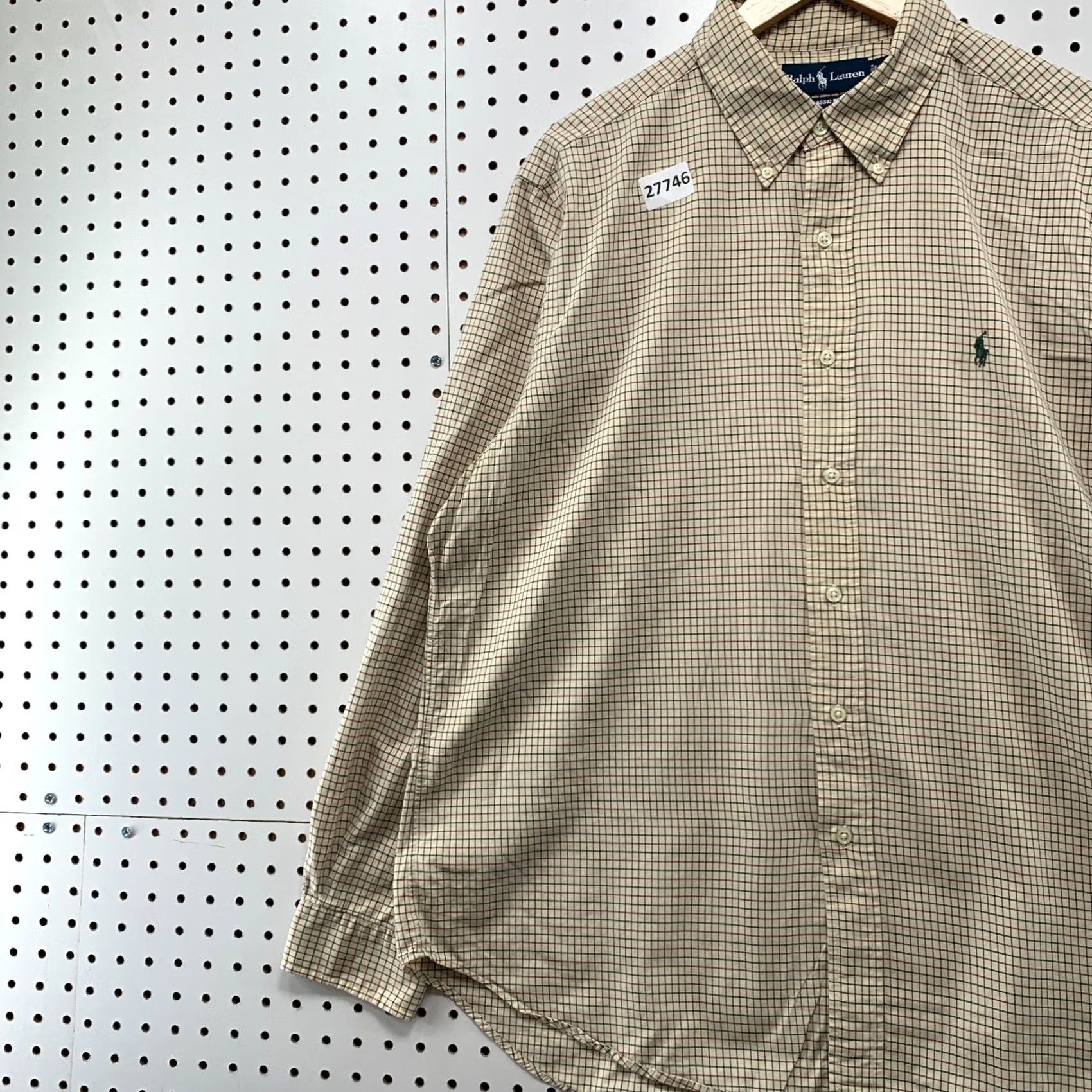 Ralph Lauren Ralph Lauren Shirt Brown Red Check Green Pony Mens L Classic Button Down Size US XL / EU 56 / 4 - 3 Thumbnail