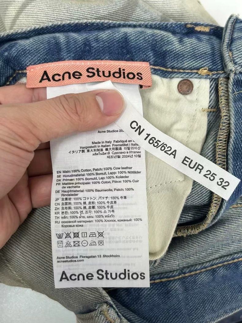 Acne Studios acne studios Light blue yellow mud destroys jeans 2503-Next Size US 32 / EU 48 - 4 Thumbnail