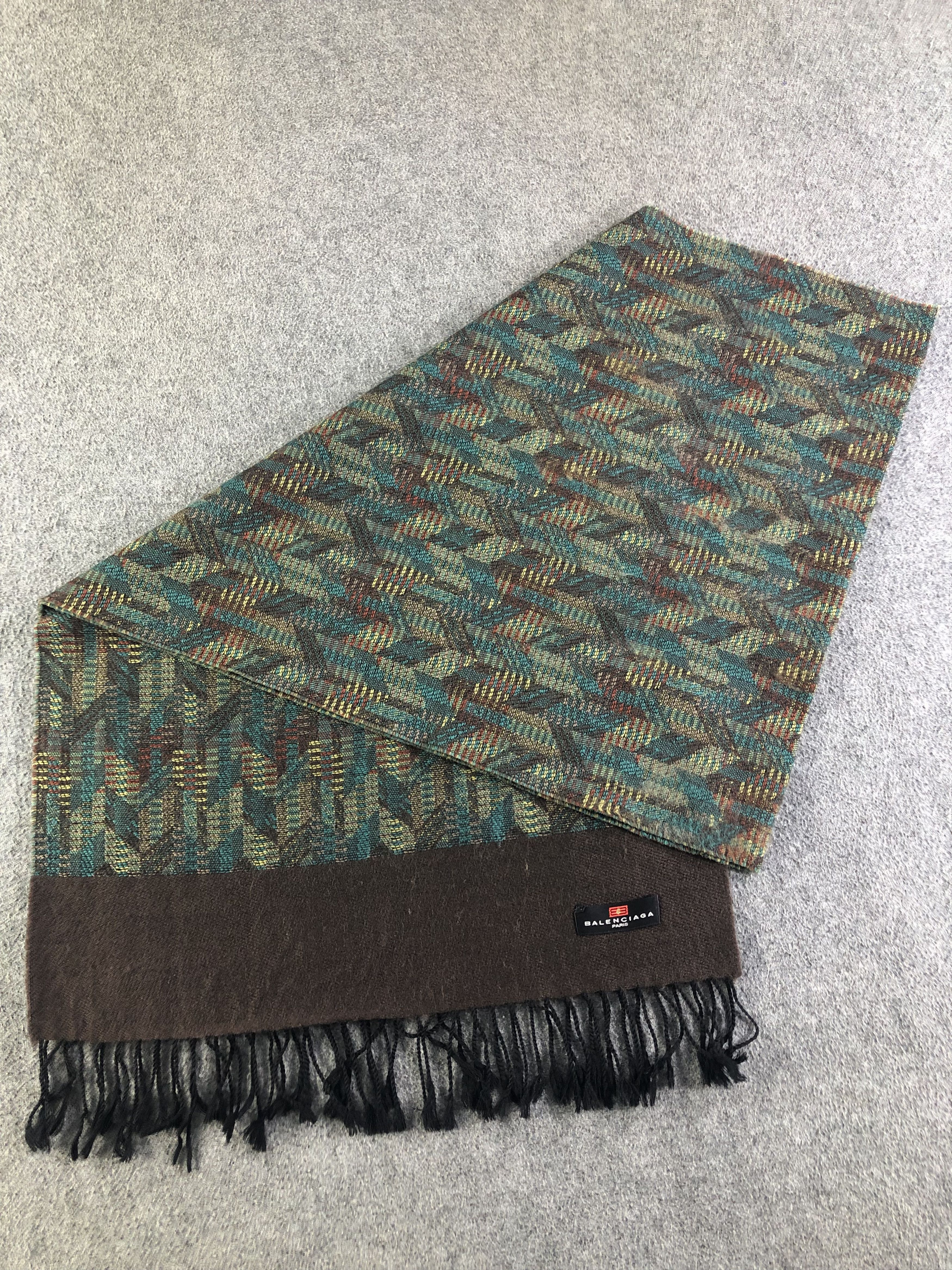 Balenciaga Balenciaga Wool Scarf / Muffler / Neckwear SS1231 Size ONE SIZE - 5 Thumbnail