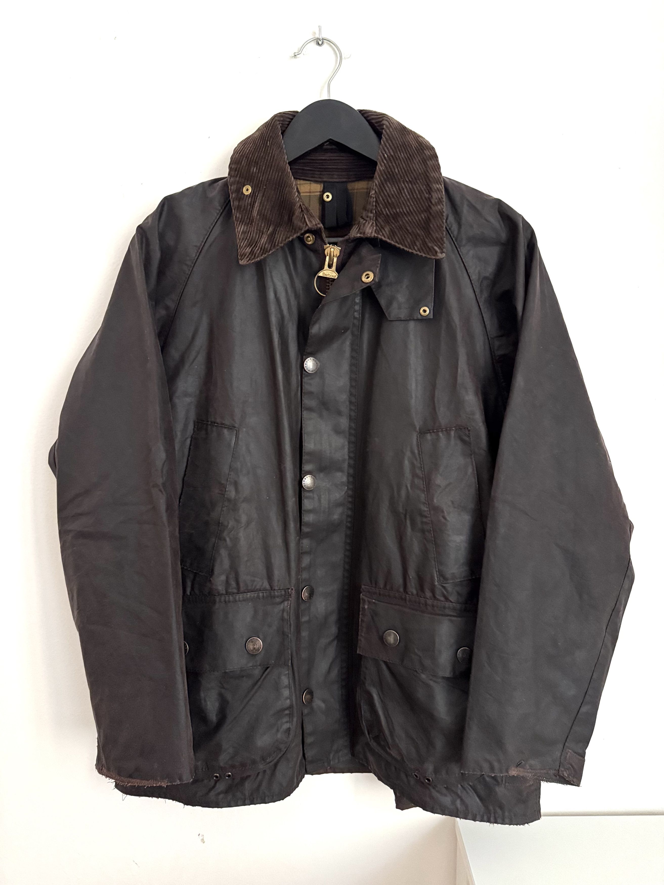 Barbour Barbour A103 Bedale Rustic Brown C36 mens wax cotton jacket Size US S / EU 44-46 / 1 - 2 Thumbnail