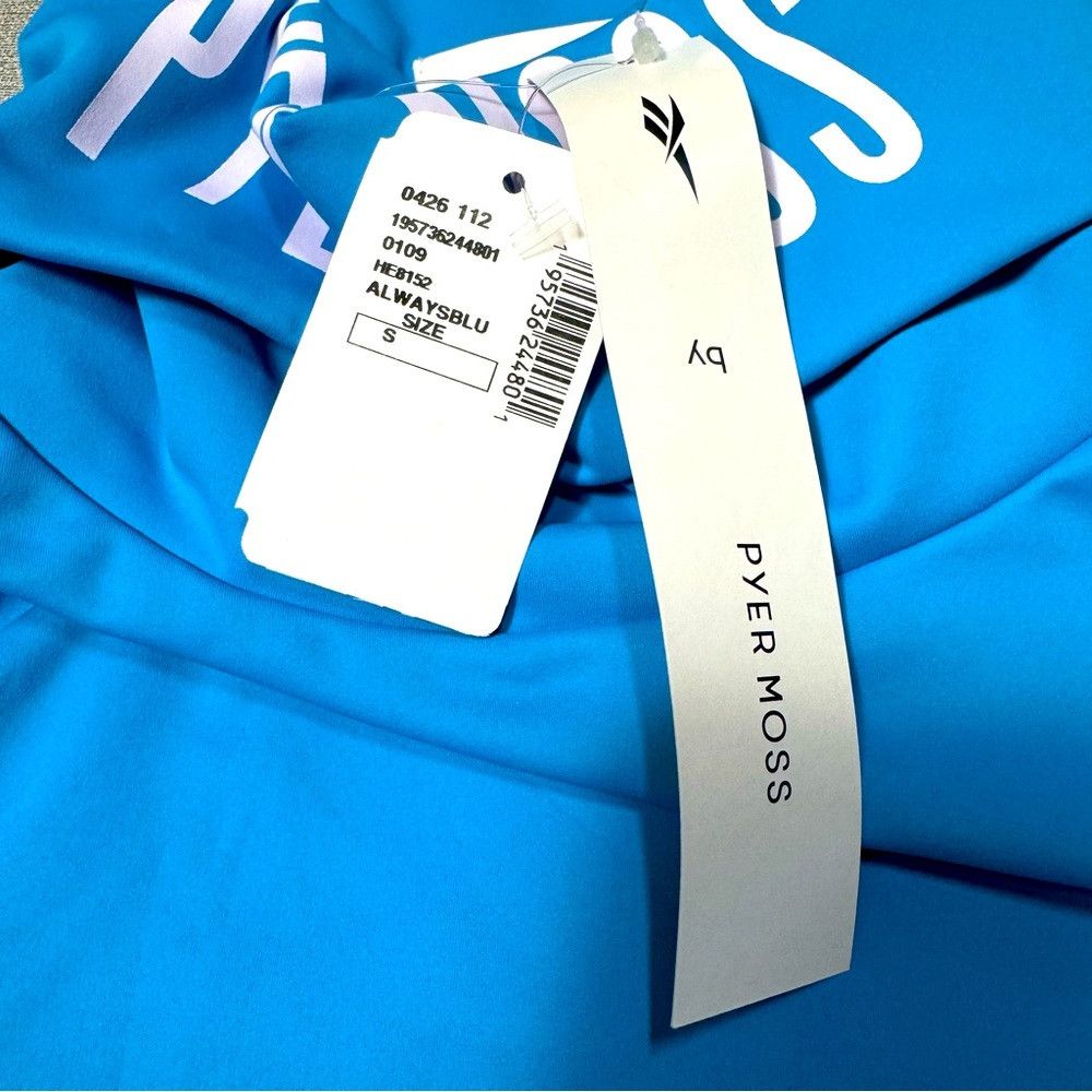 Pyer Moss × Reebok NWT New $120 Pyer Moss x Reebok Cropped Logo Turtleneck Top Size S / US 4 / IT 40 - 7 Thumbnail