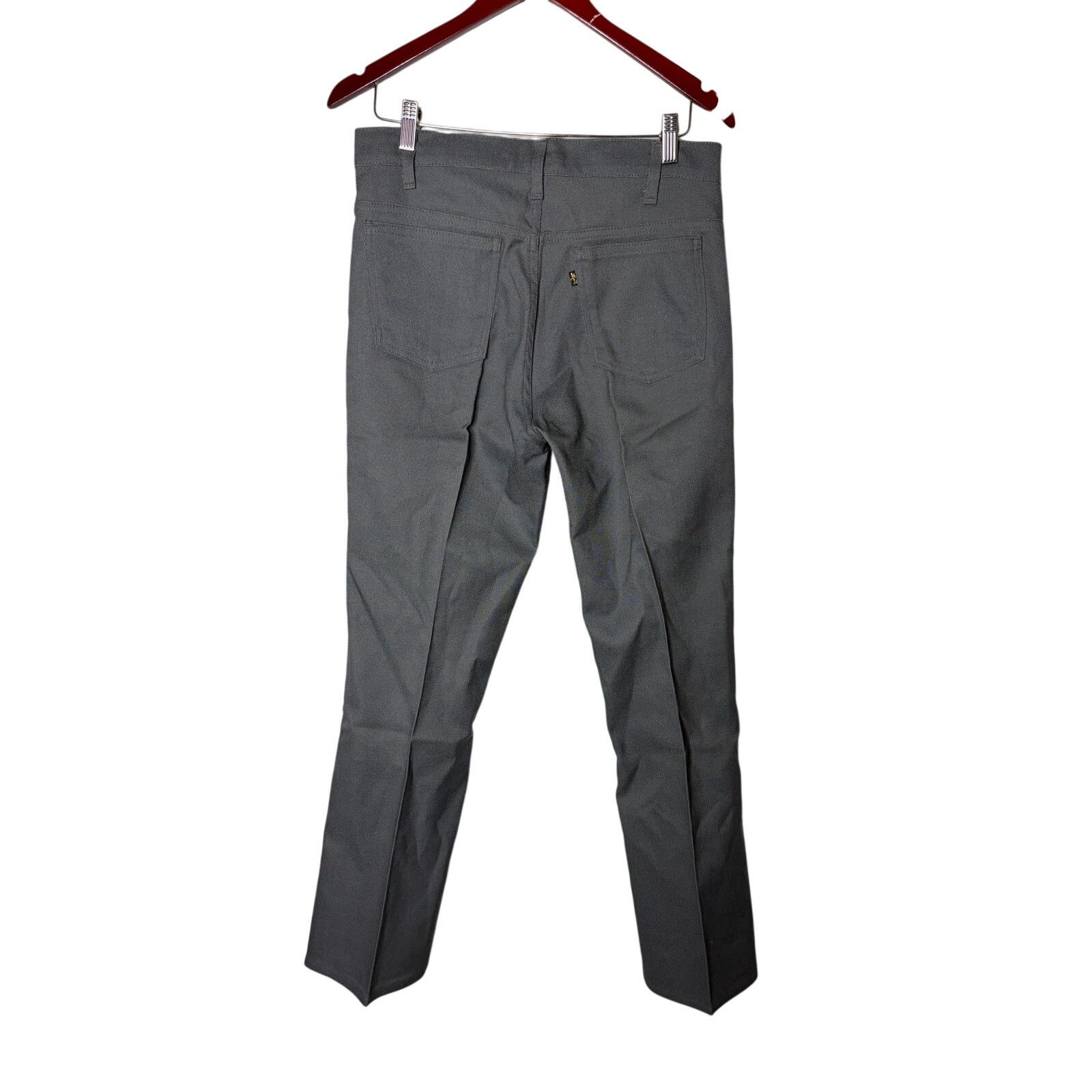 Levi's Vintage 70s Levi’s Sta-Prest Grey Dress Retro Pants 32x30 Size US 32 / EU 48 - 10 Thumbnail