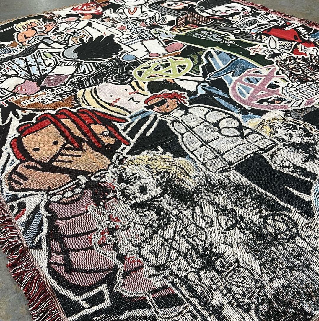 Kodone Kodone Playboi Carti Collage Blanket Size ONE SIZE - 2 Thumbnail