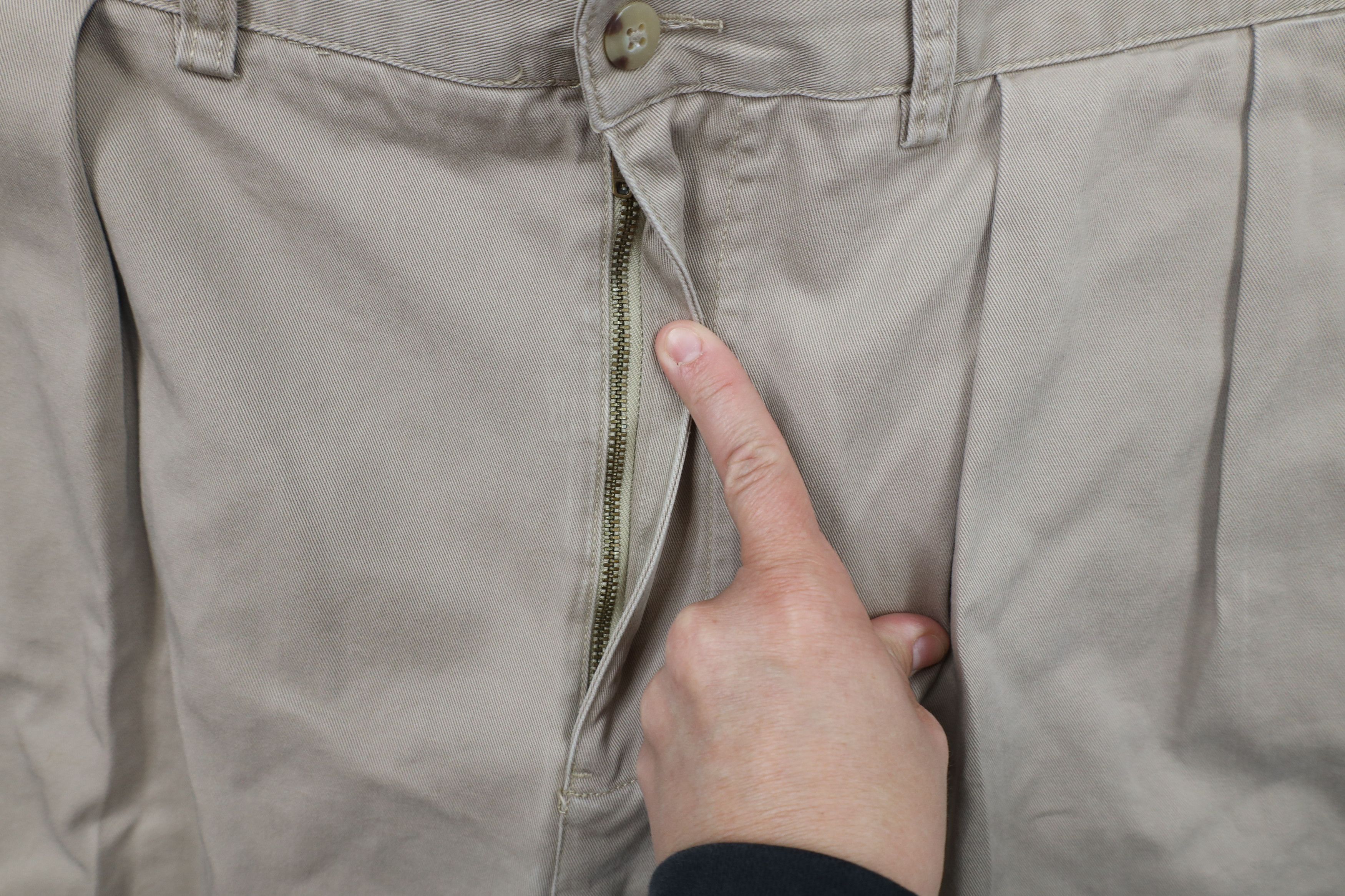 Ralph Lauren × Vintage Vintage 90s Ralph Lauren Above Knee Chino Shorts Beige Size US 38 / EU 54 - 7 Thumbnail