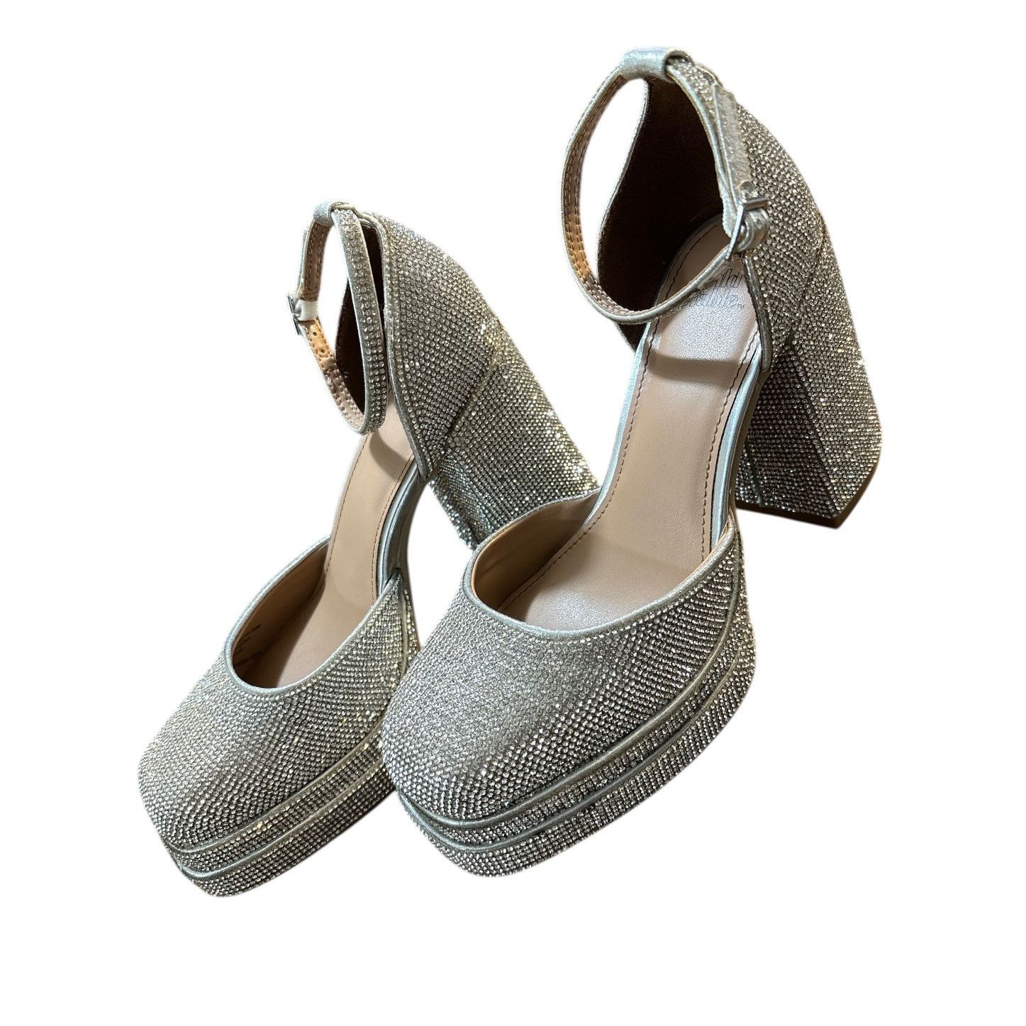 The Unbranded Brand Wild Fable Rhinestones Platform Pumps Size 6 Size US 6 / IT 36 - 3 Thumbnail
