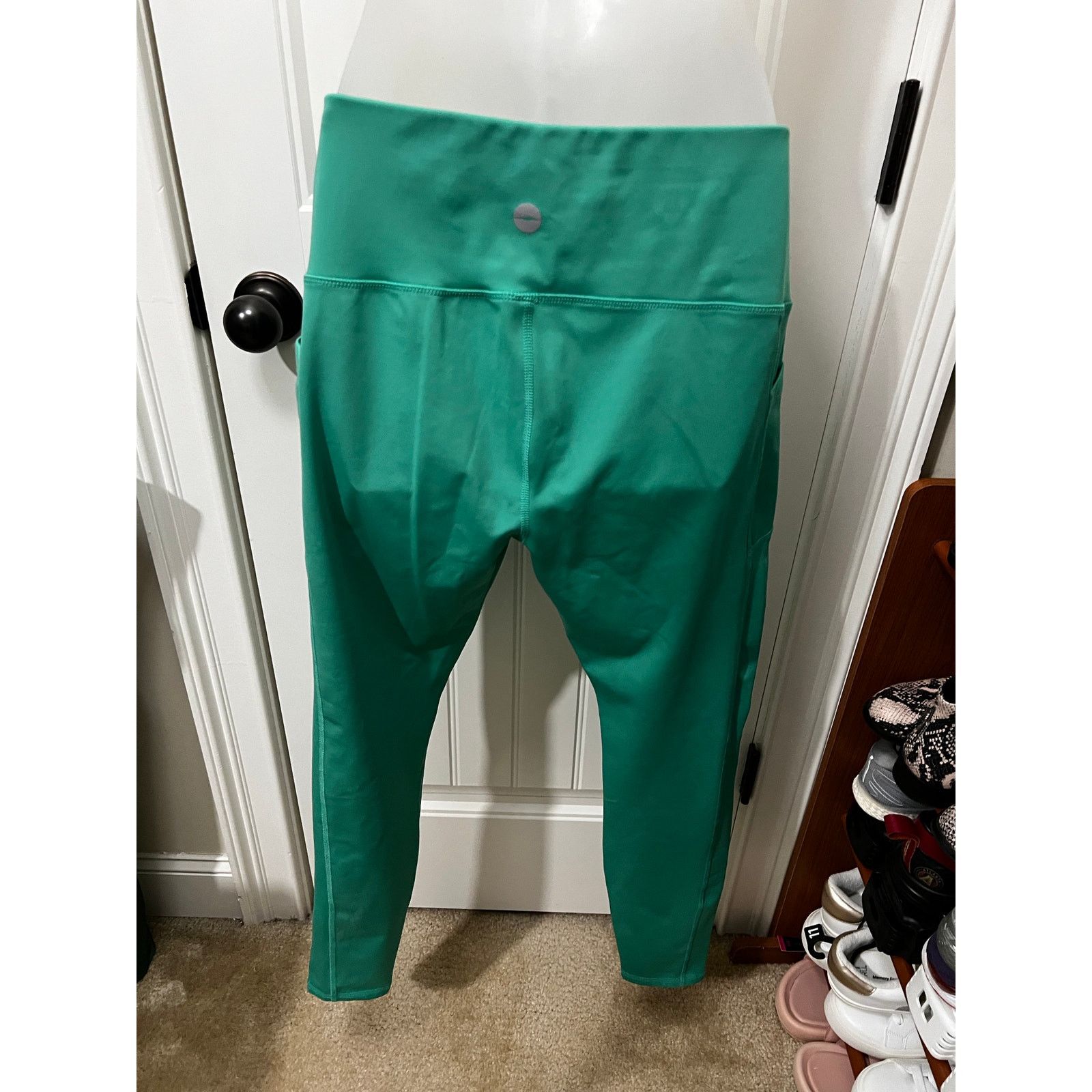 Avia Core Performance High Rise Leggings Green Pockets Large Size 34" / US 12 / IT 48 - 10 Thumbnail