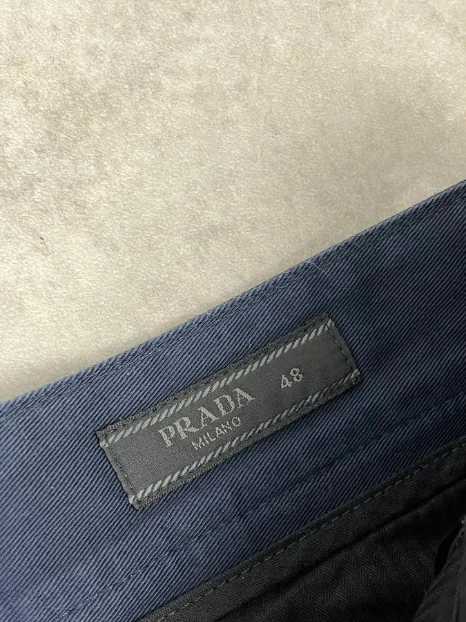 Prada SS2018 Prada Navy Chino Shorts Size US 32 / EU 48 - 9 Thumbnail