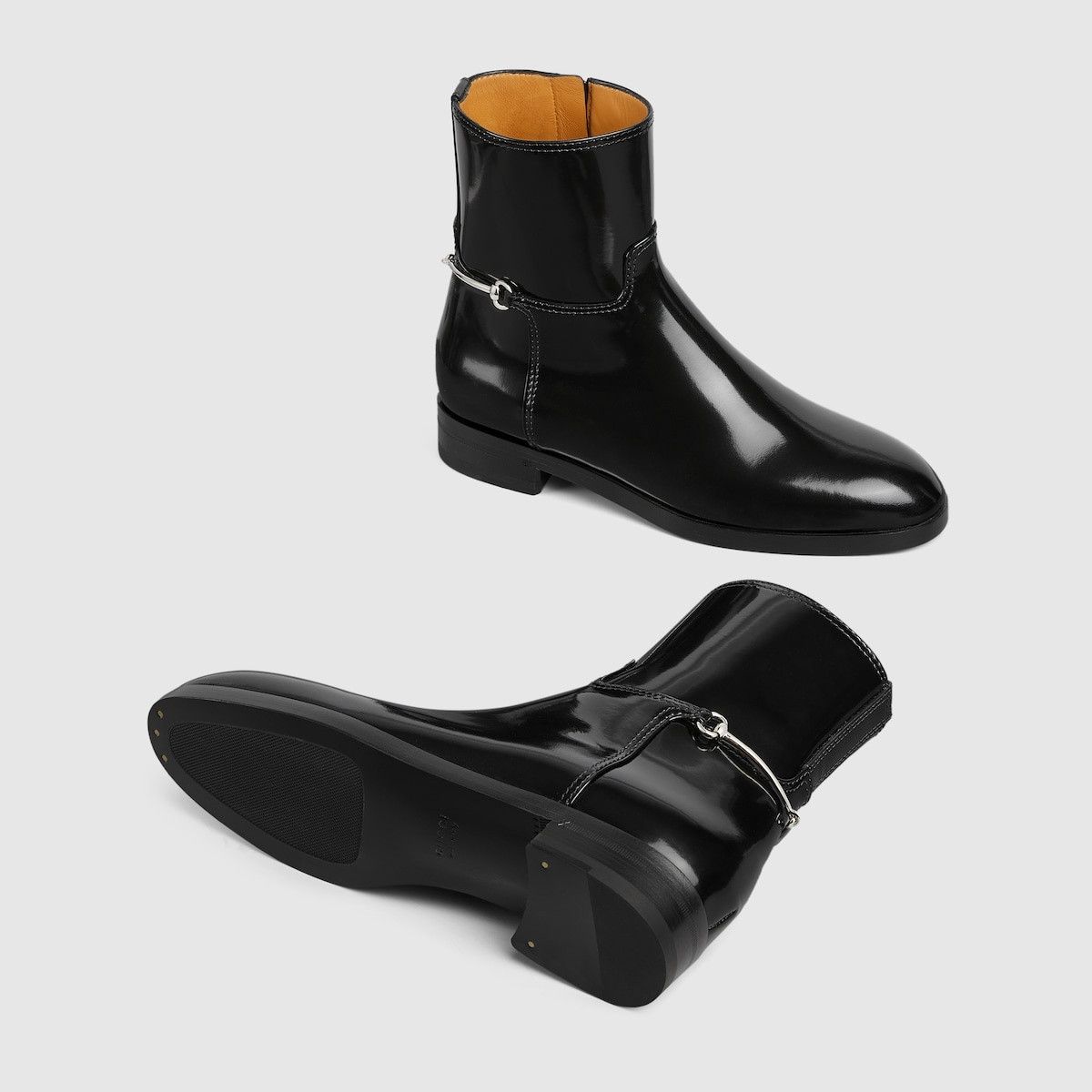 Gucci o1loc1c0226 811375 Women's Slim Horsebit Ankle Boots Size US 6 / IT 36 - 7 Thumbnail