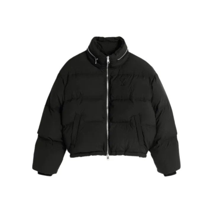 AMI AMIPARIS FW24 Heart Zip-Up Puffer Jacket 0079 Size US M / EU 48-50 / 2 - 1 Thumbnail