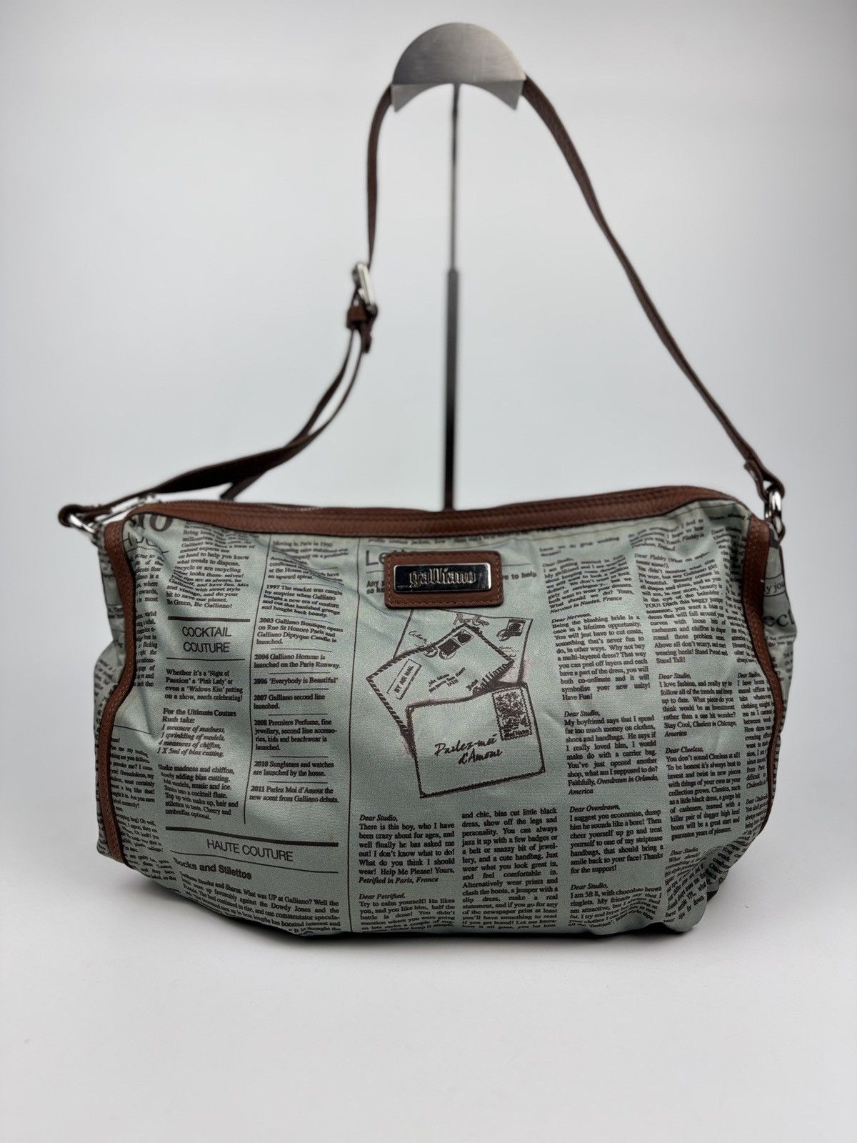 John Galliano Newspaper Bag | Grailed