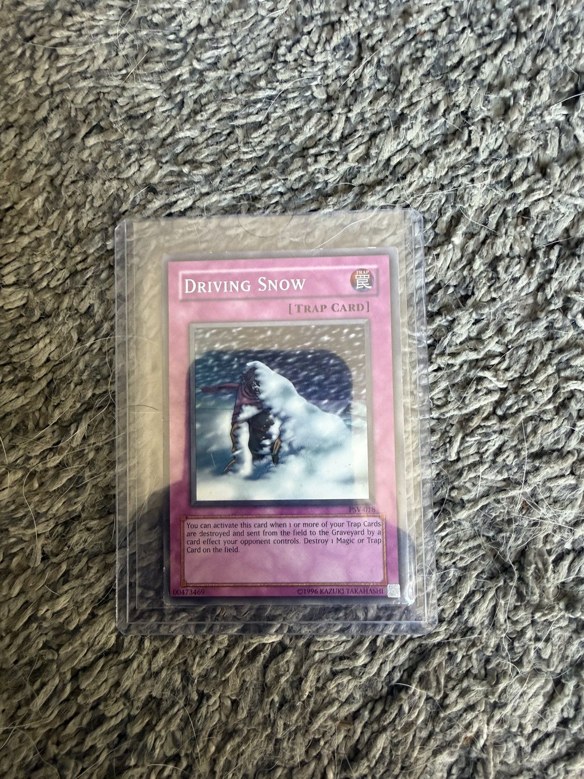 Vintage 1996 Konami Yu-Gi-Oh! Driving Snow Card Size ONE SIZE - 1 Thumbnail