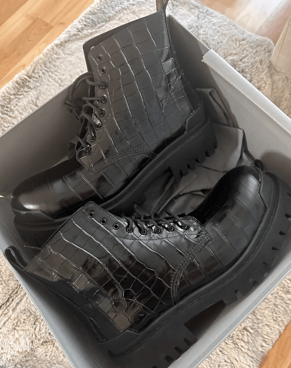 Balenciaga Balenciaga Strike 20mm Lace-up Boot Size US 8 / IT 38 - 1 Thumbnail