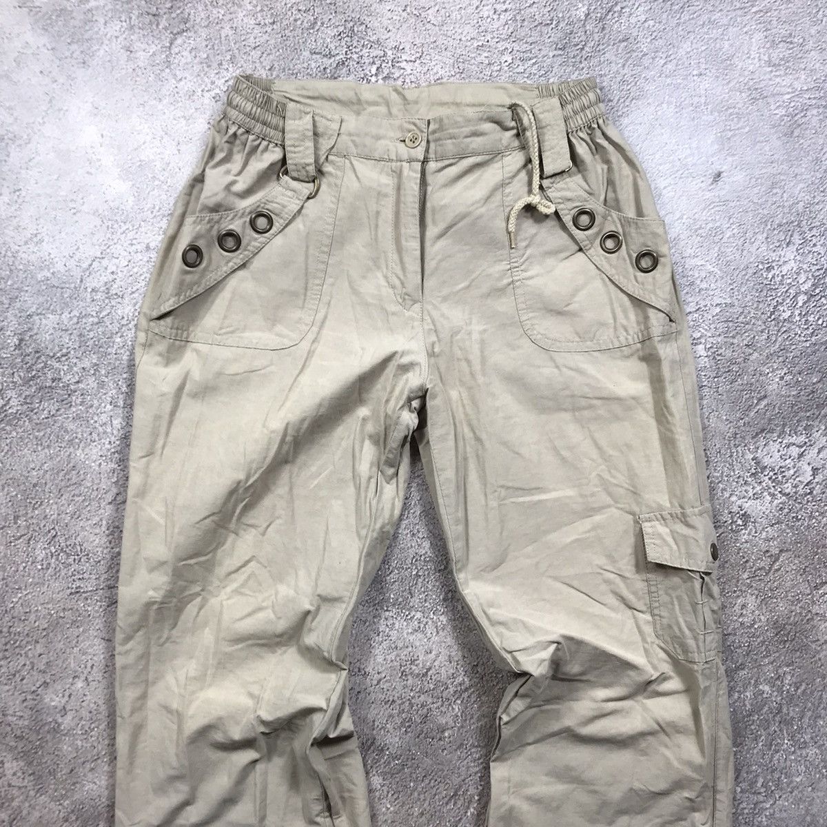 Vintage Vintage Y2K Baggy Cargo Pants Distressed Workwear Grunge 27 Size 27" / US 4 / IT 40 - 3 Thumbnail