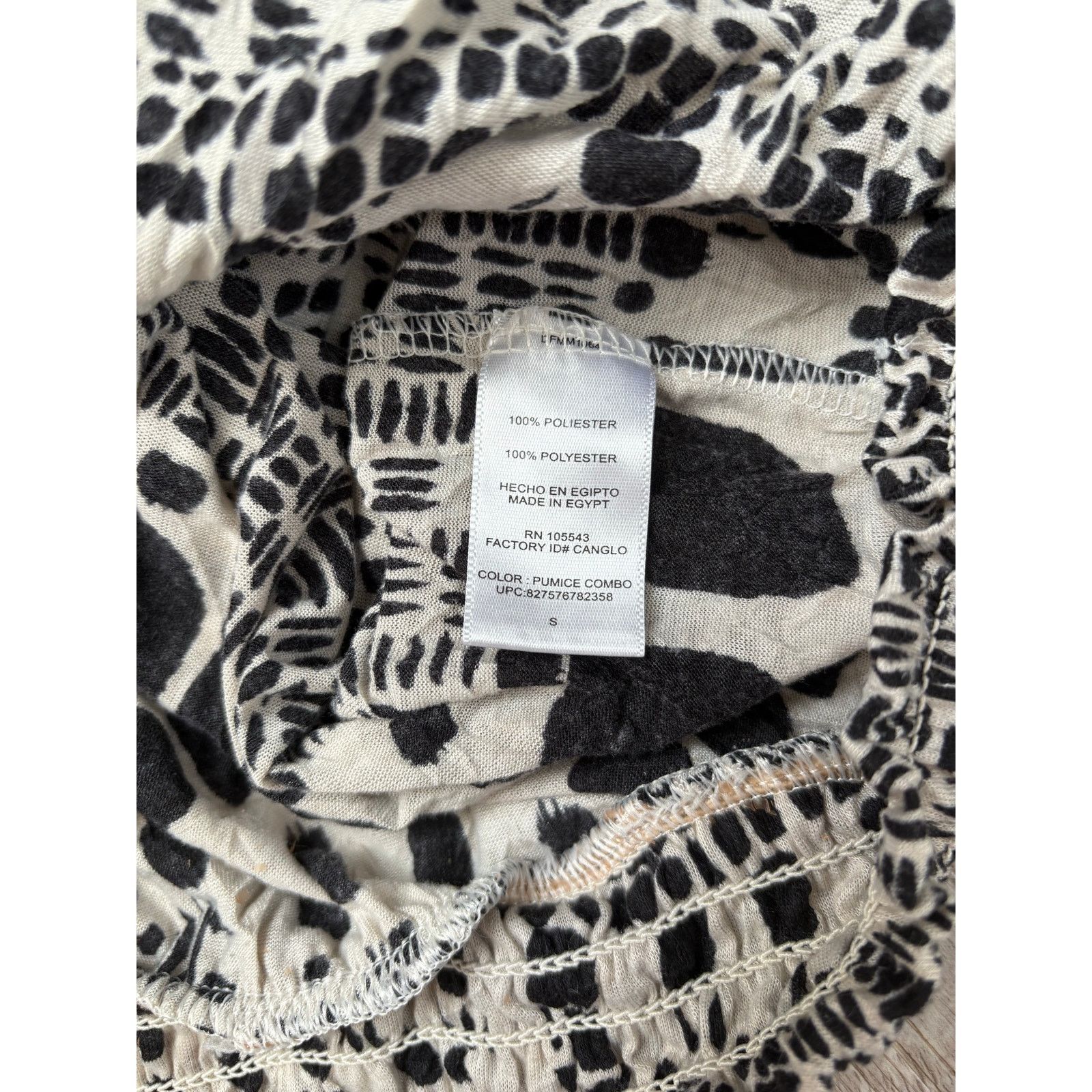 Other Daisy Fuentes | Geometric Print Puff Sleeve Blouse | Small Size S / US 4 / IT 40 - 4 Thumbnail