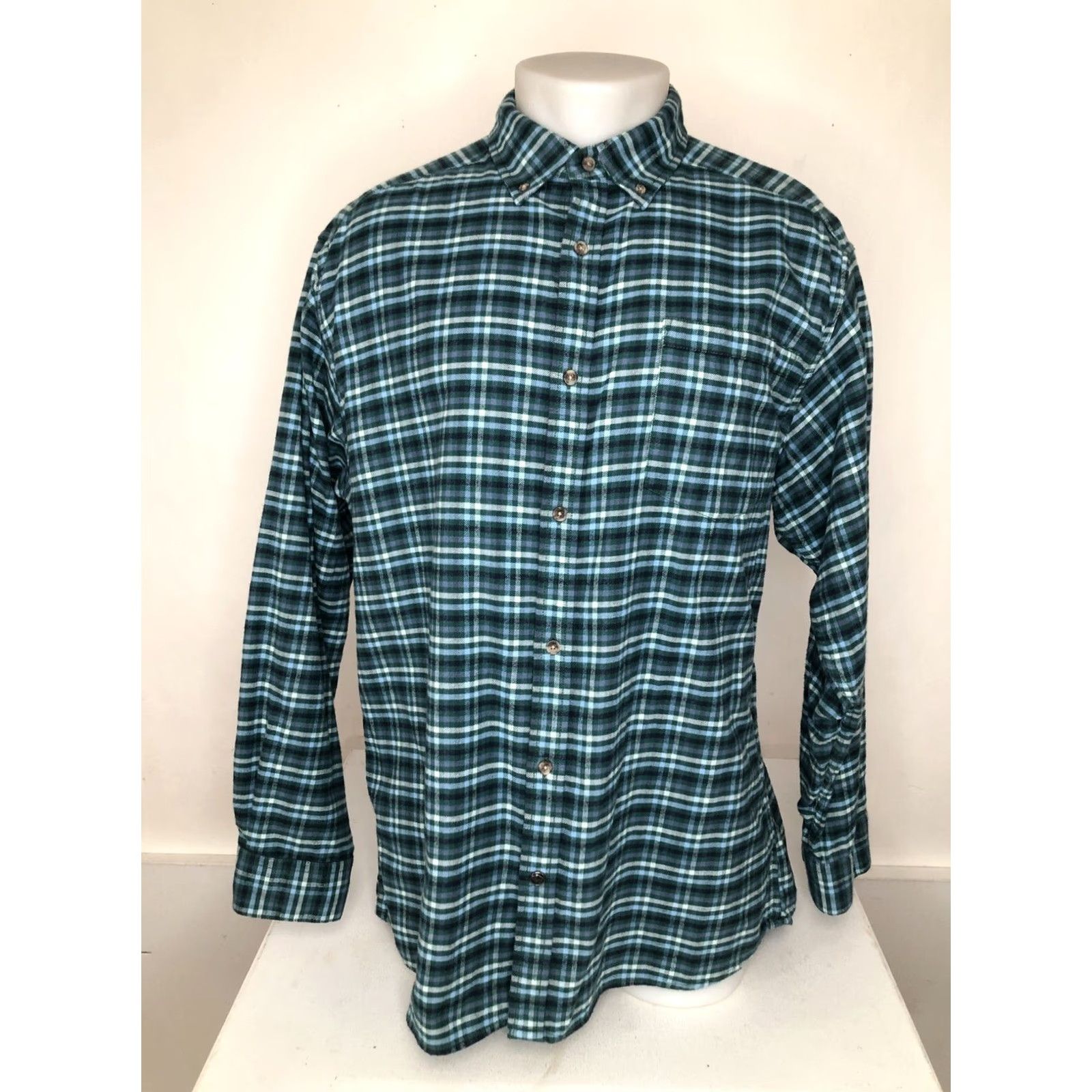 Mountain Khakis MOUNTAIN KHAKIS - Embroidered Plaid Check Mens Lg. FLANNEL Shirt Size US L / EU 52-54 / 3 - 2 Thumbnail