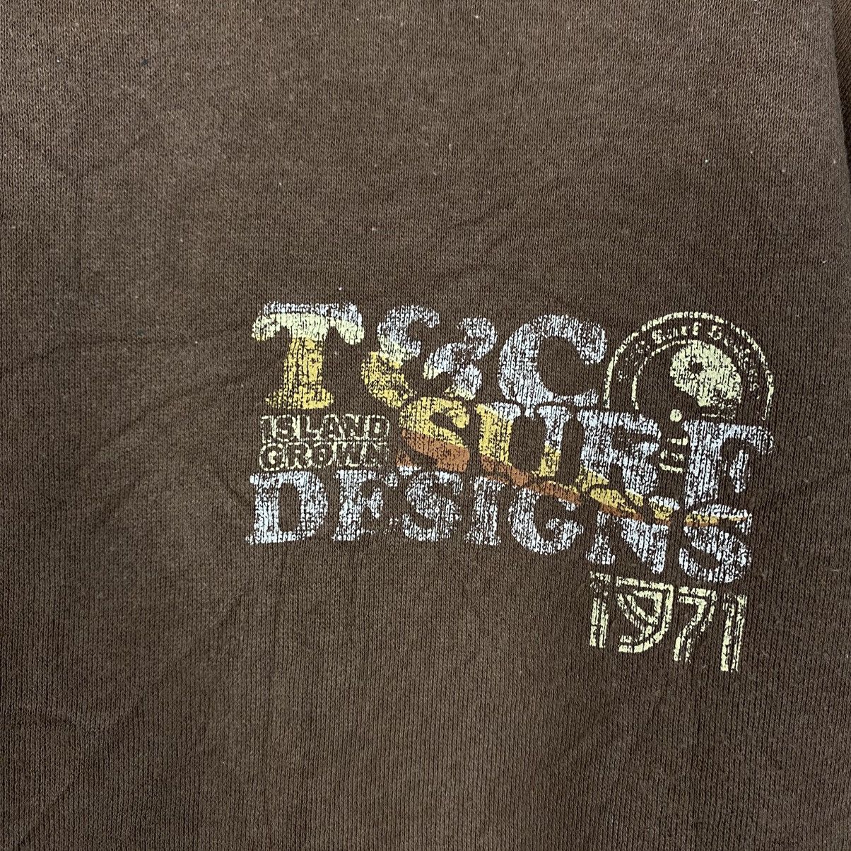 Japanese Brand Vintage Sweatshirt T&C Surf Hawaii Big Logo Size US L / EU 52-54 / 3 - 14 Thumbnail